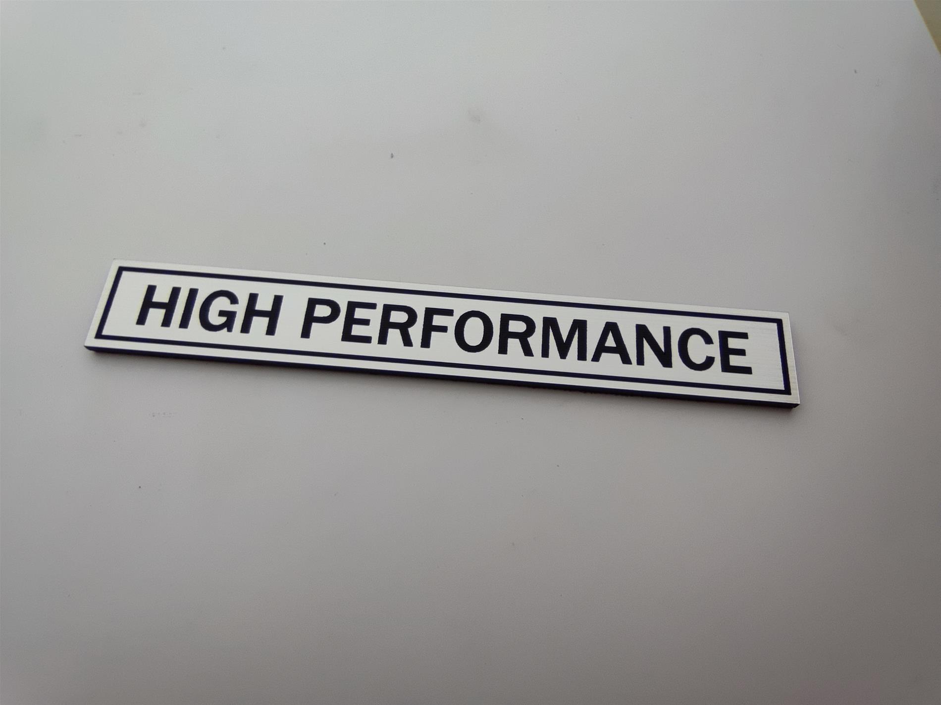 High Performance Alüminyum Görünümlü plastik etiket