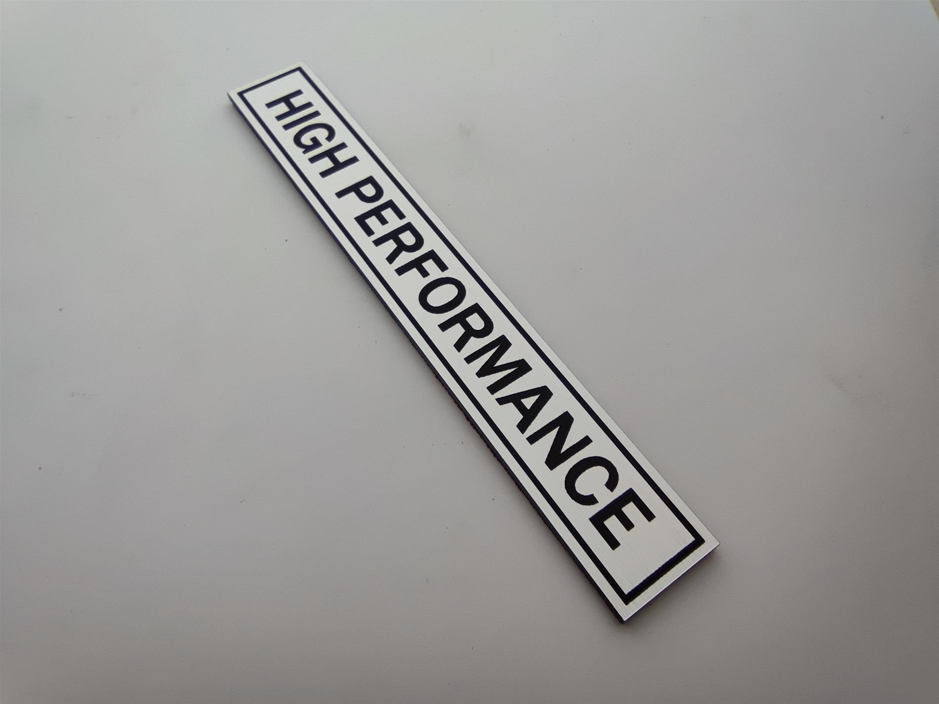 High Performance Alüminyum Görünümlü plastik etiket - Resim 2