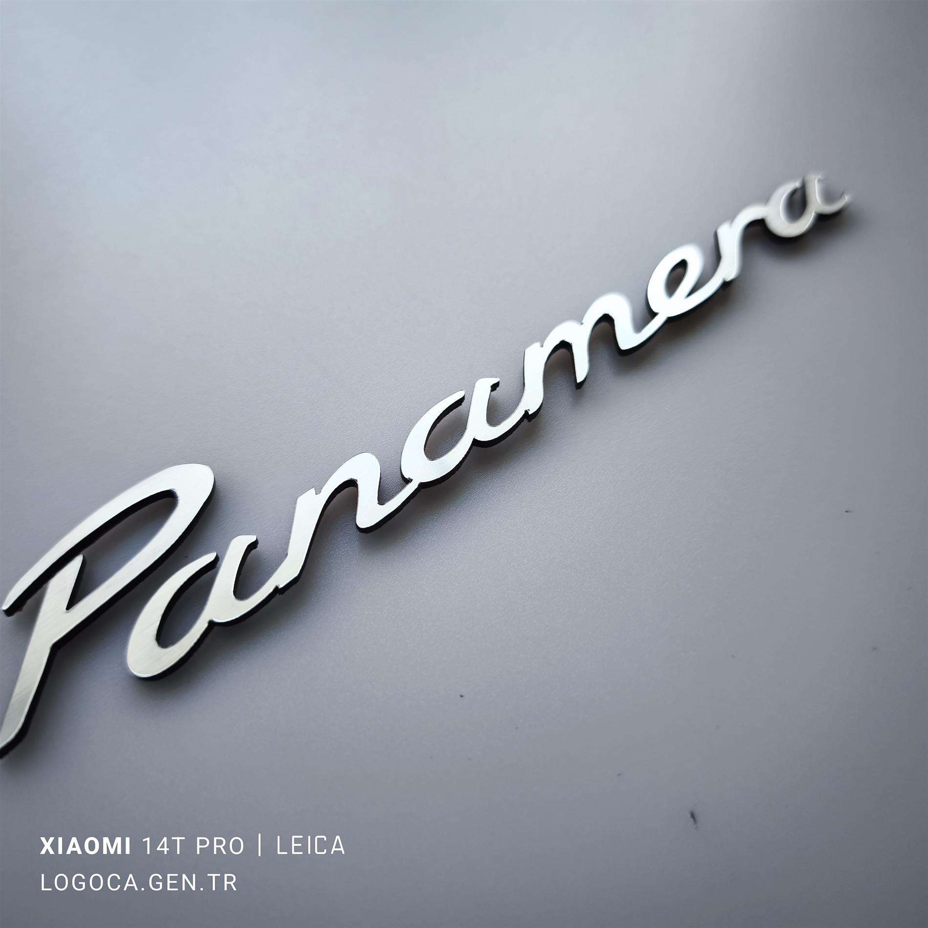 Porsche Panamera bagaj yazısı 20cm - Resim 2