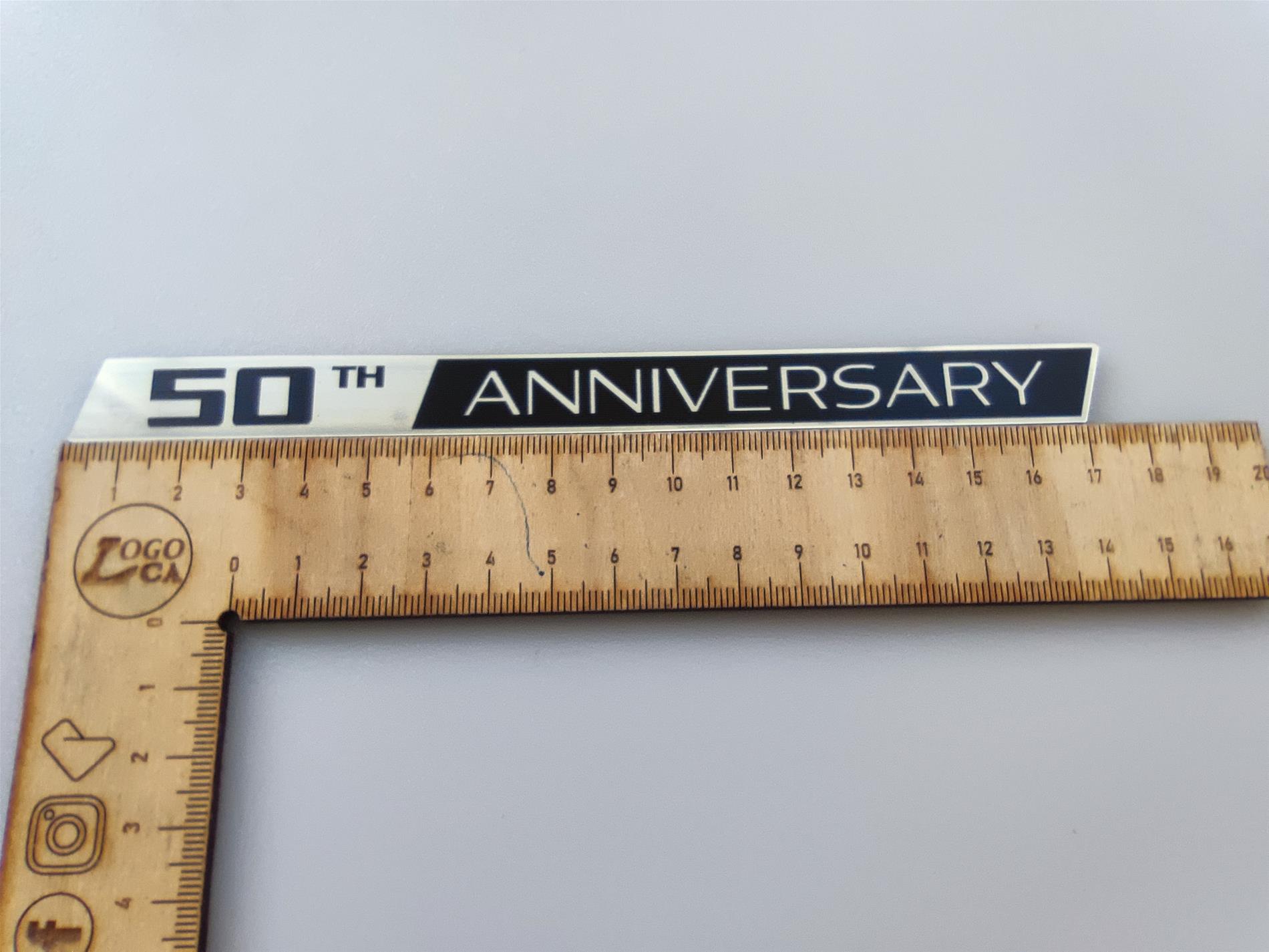 Toyota Corolla 50.th Anniversary etiket corolla 50. yıl etiketi - Resim 4