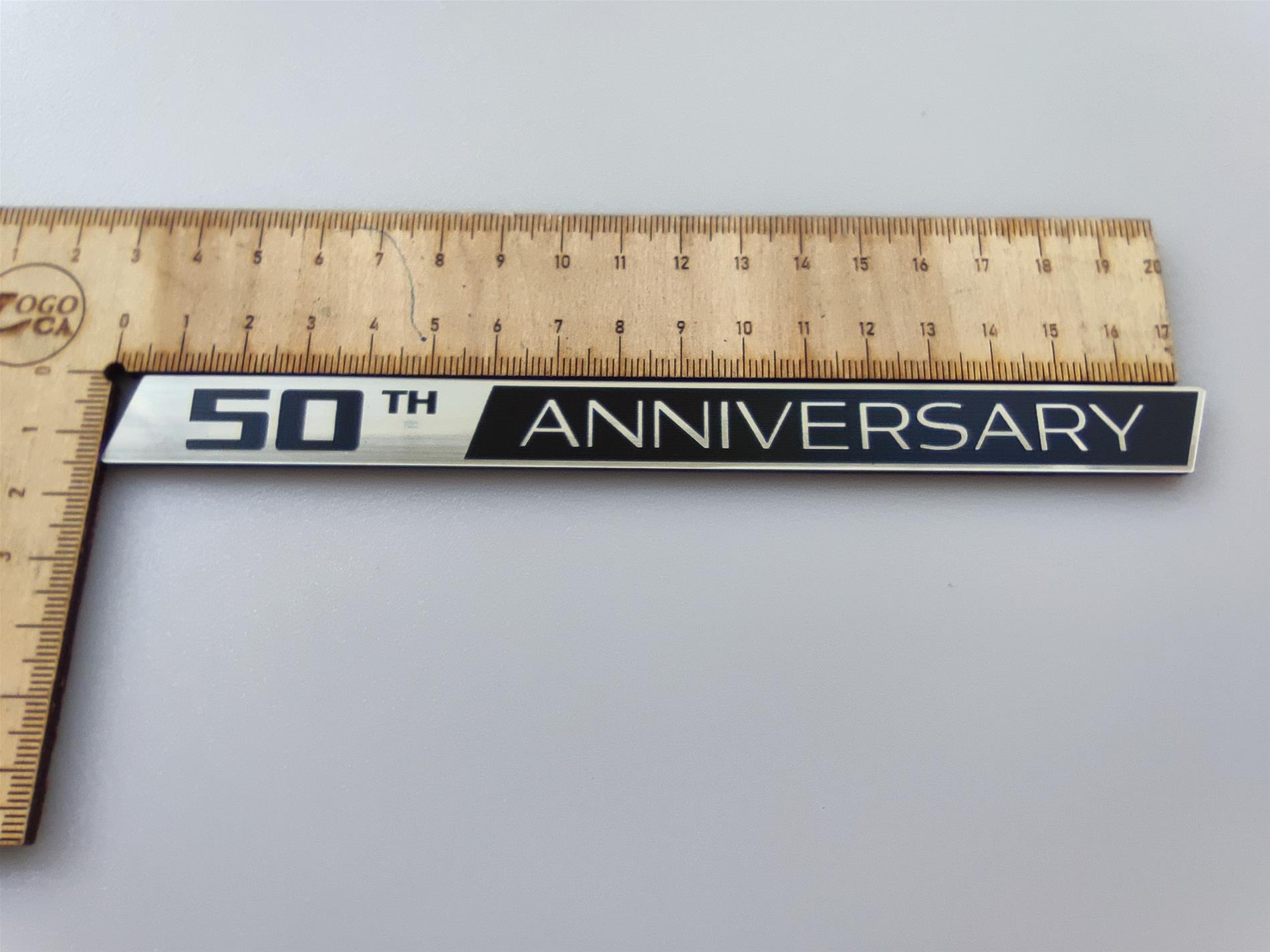 Toyota Corolla 50.th Anniversary etiket corolla 50. yıl etiketi - Resim 5