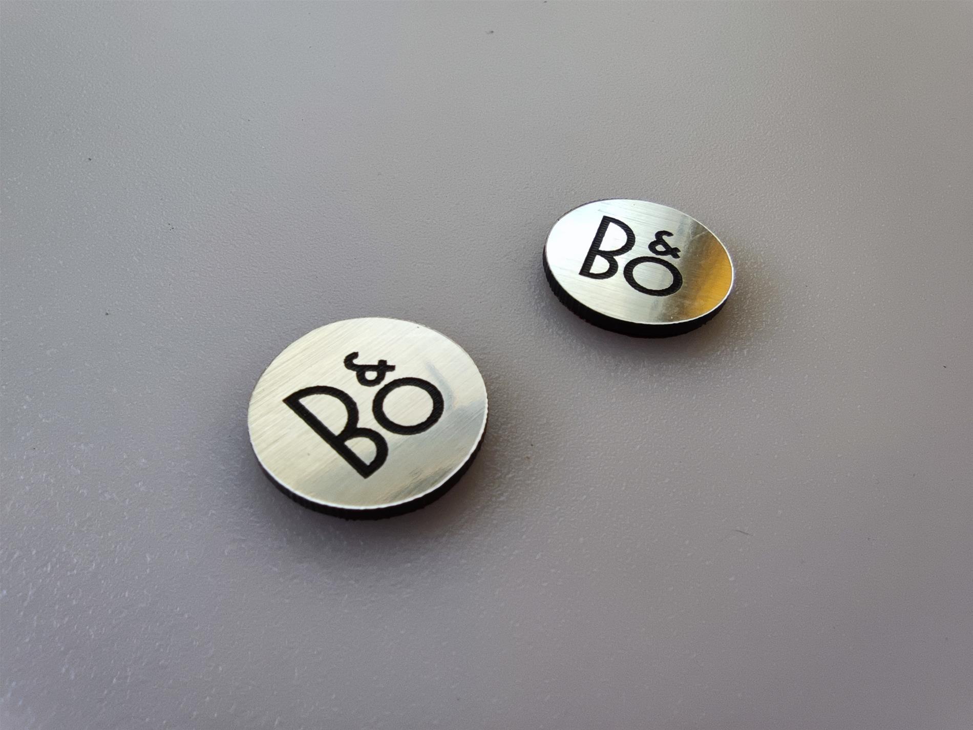 B&O Bang olufsen gümüş  logo 