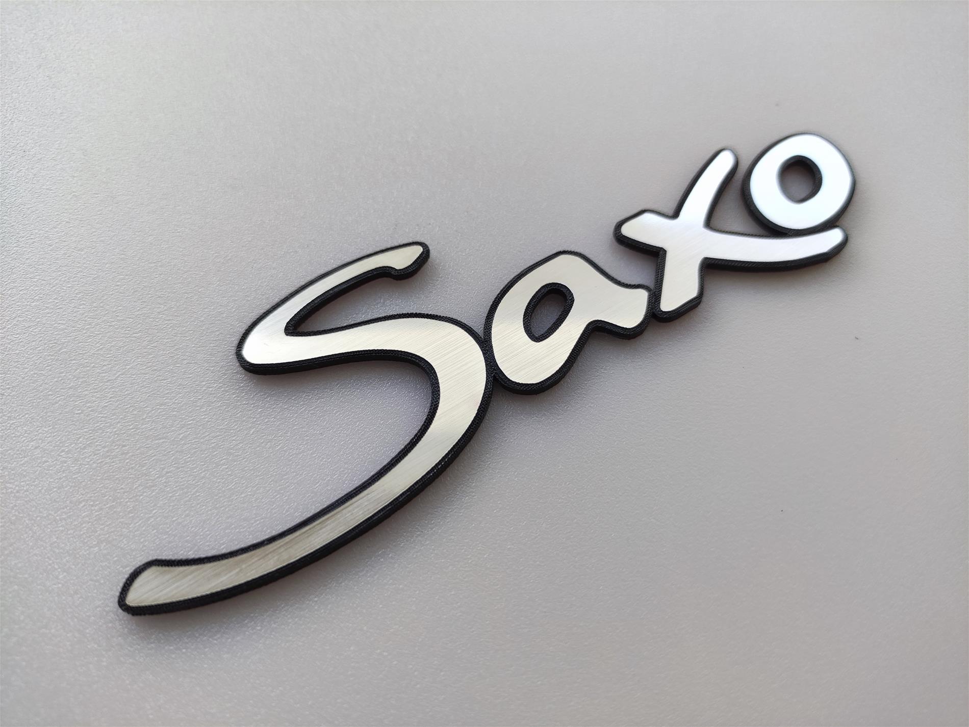 Citröen Saxo Arka bagaj yazısı