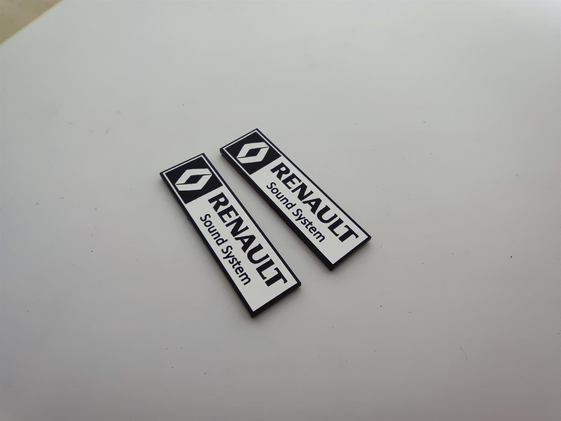 Renault sound system logo - Resim 3