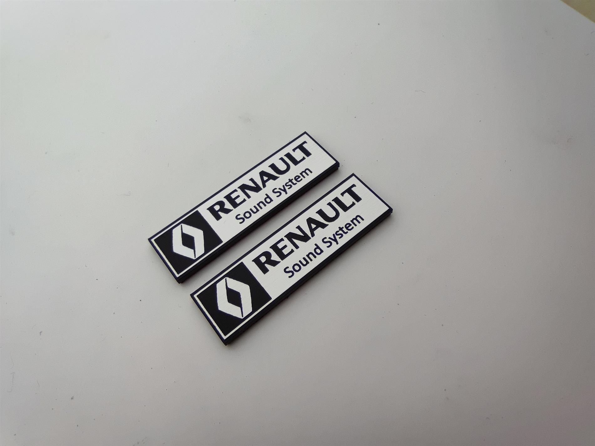 Renault sound system logo - Resim 4