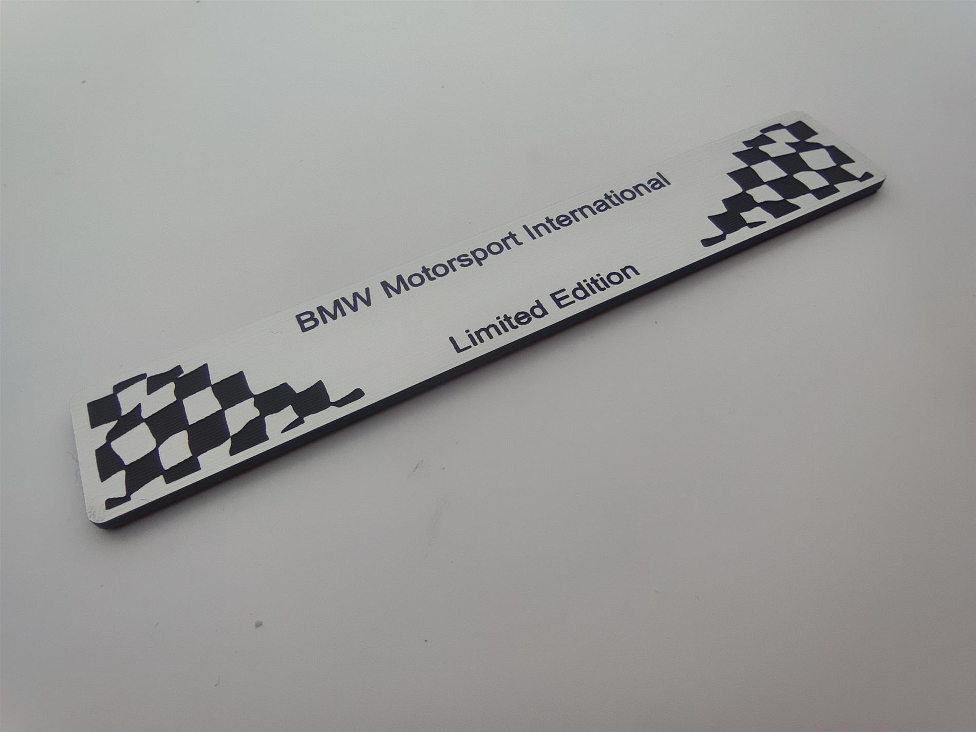 BMW E36 göğüslük üzeri için  etiket - Resim 5