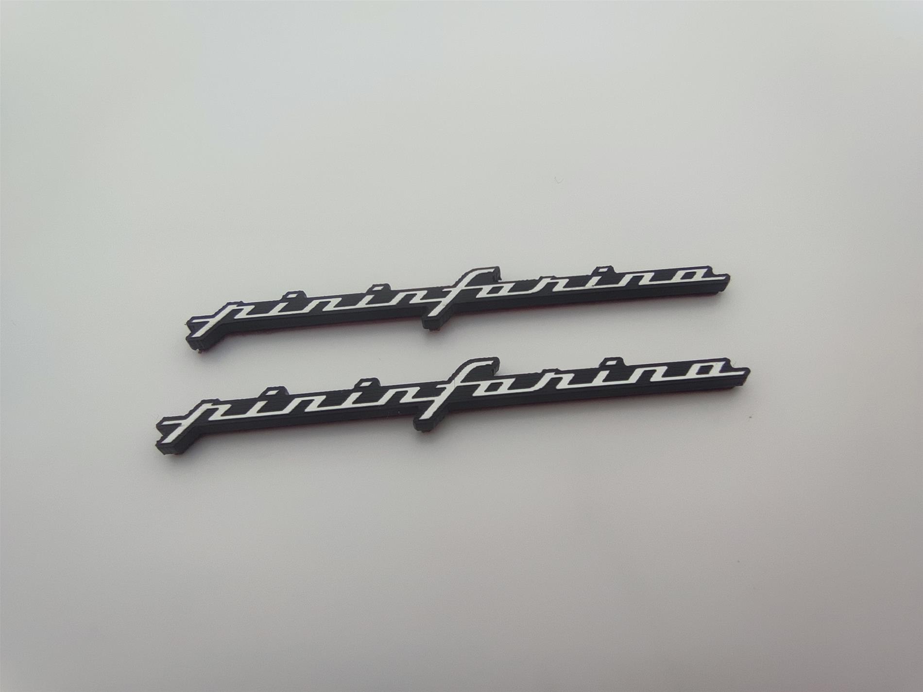 Pininfarina 6cm  etiket