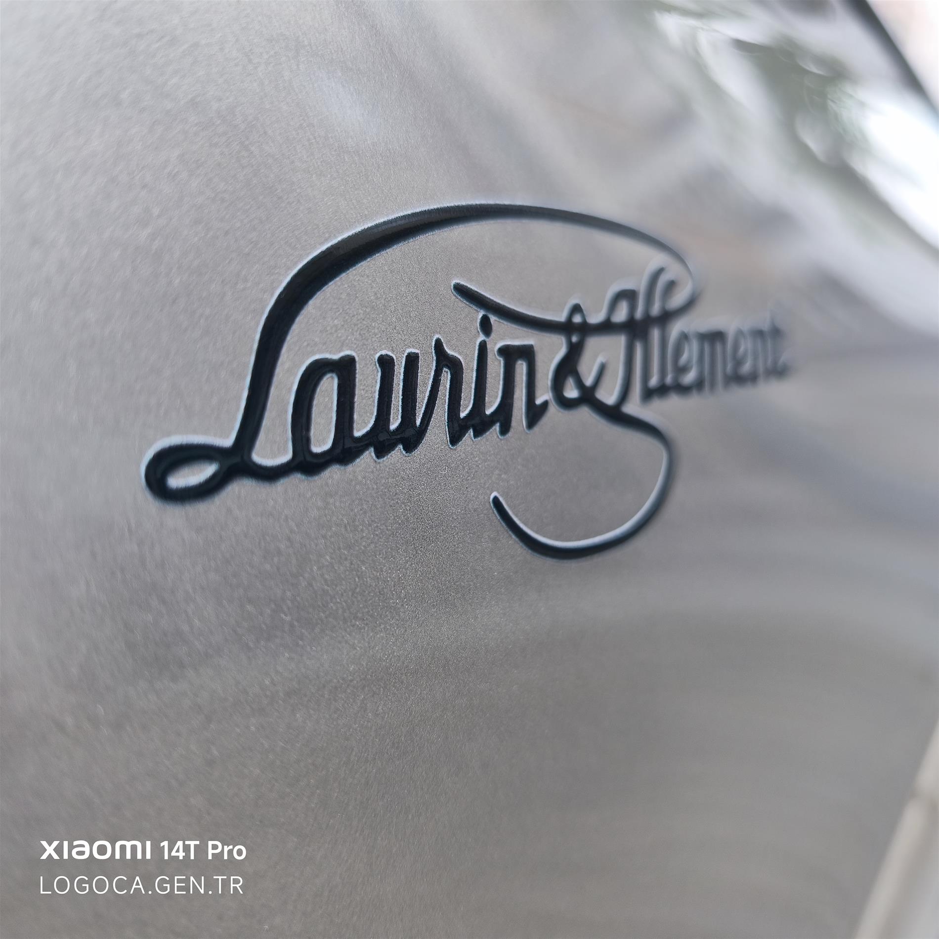 2 adet Skoda Laurin klement Renkli Çıkartma Siyah - Resim 6