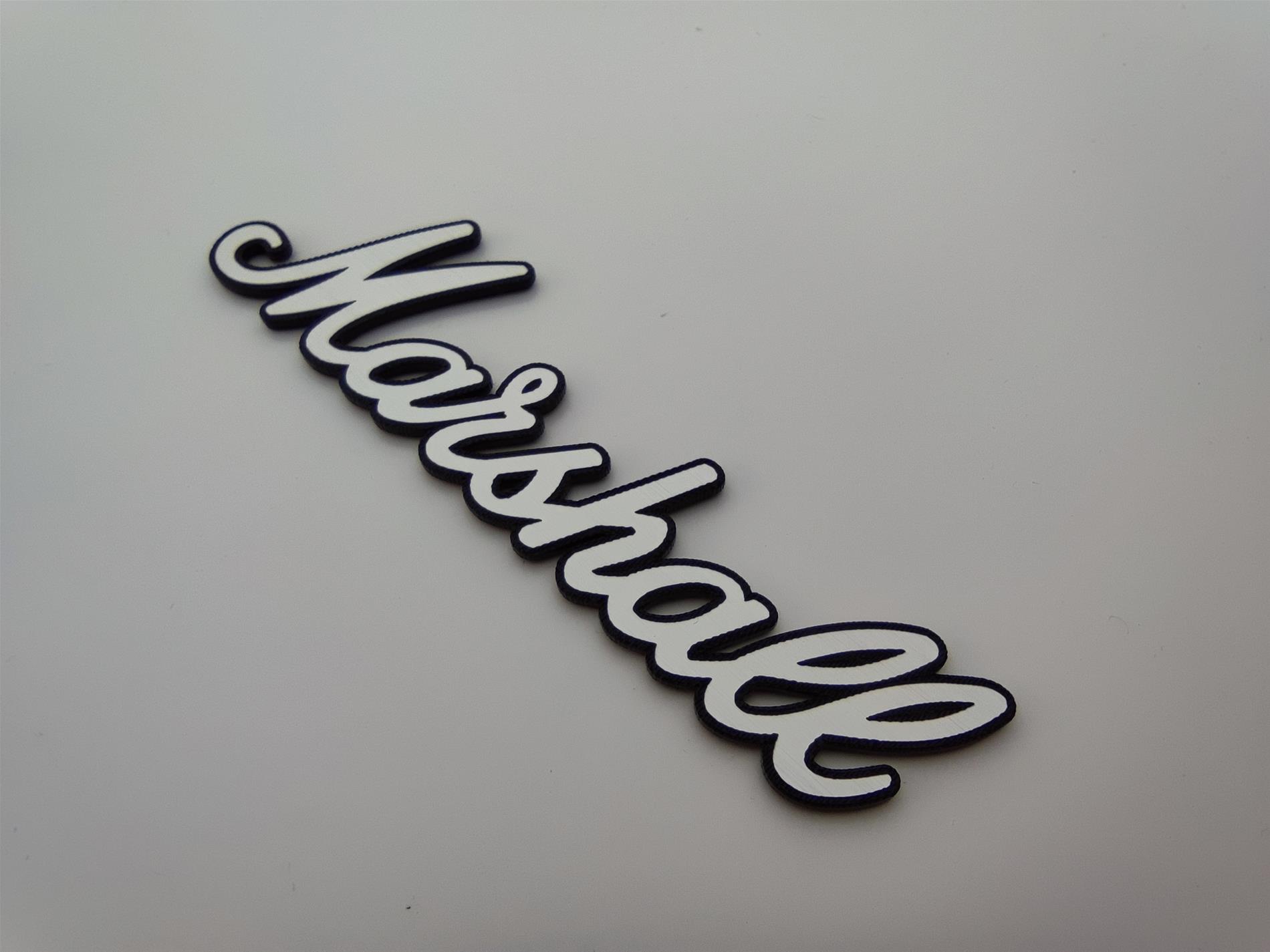 Marshall Logo 2 Farklı ölçü - Resim 4