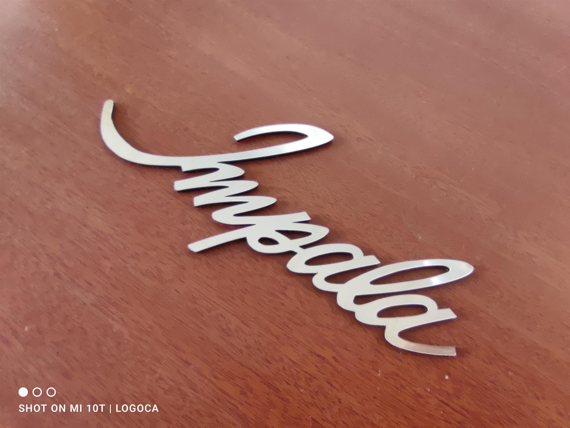 Chevrolet impala yazısı