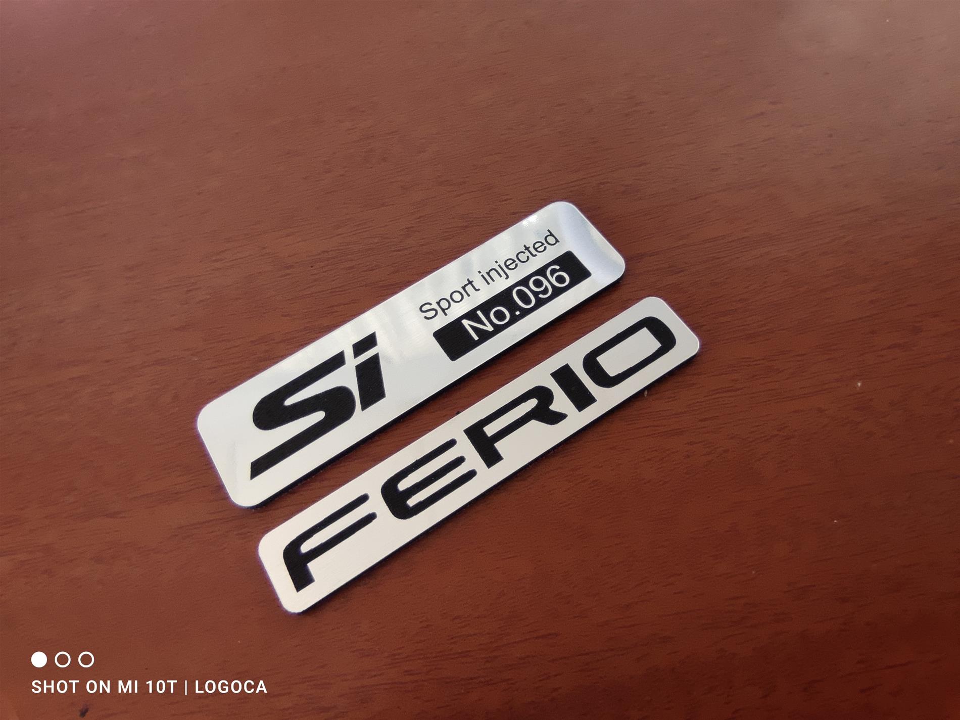 Honda Ferio ve Si etiketi - Resim 2