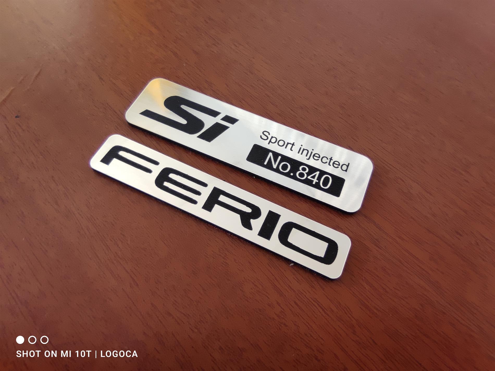 Honda Ferio ve Si etiketi - Resim 3