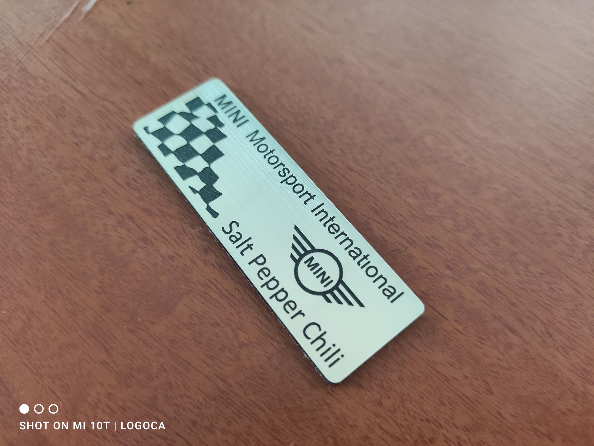 Mini Cooper plaket etiket - Resim 2