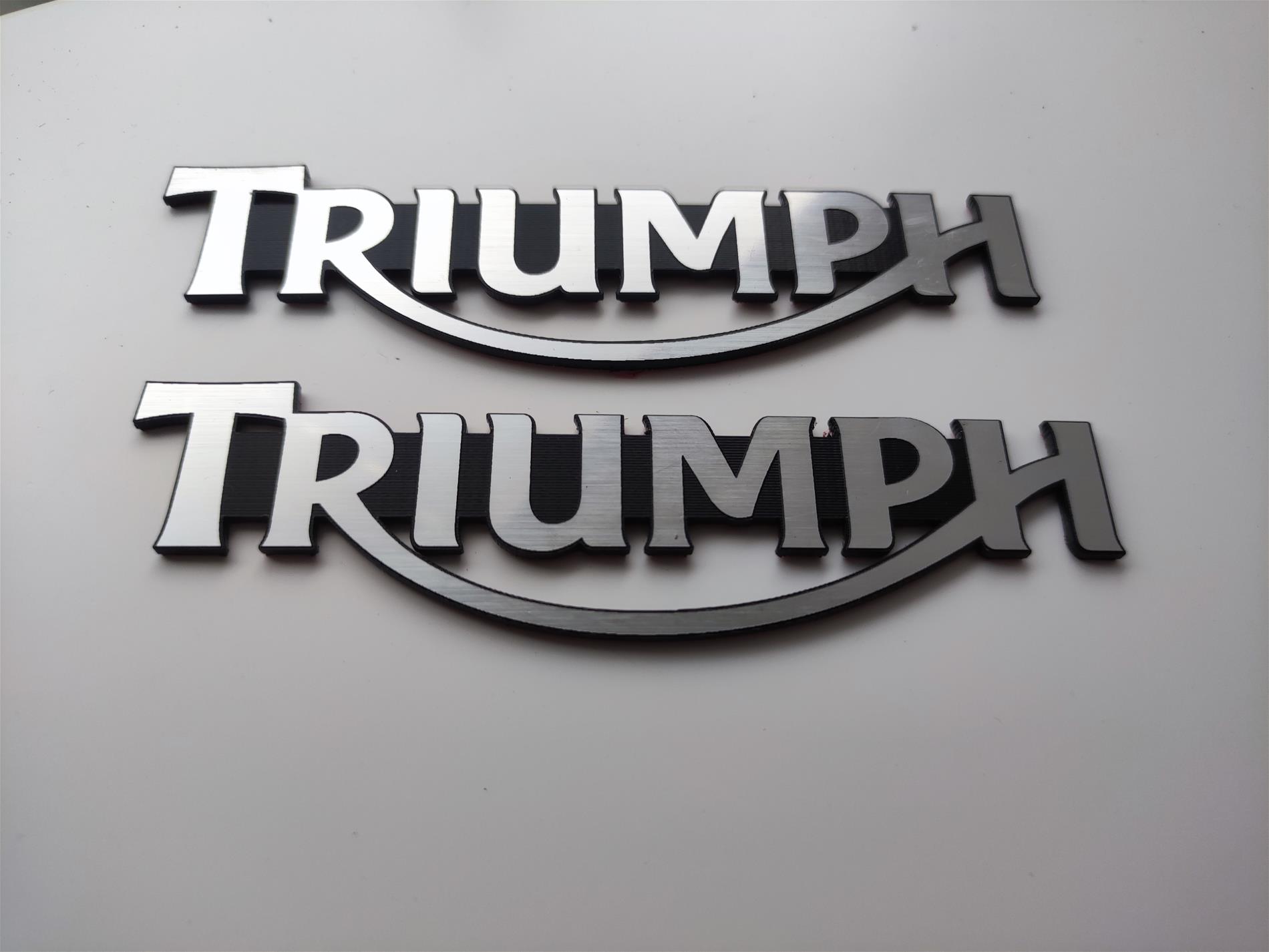 Triumph motosiklet logosu 2li set - Resim 5