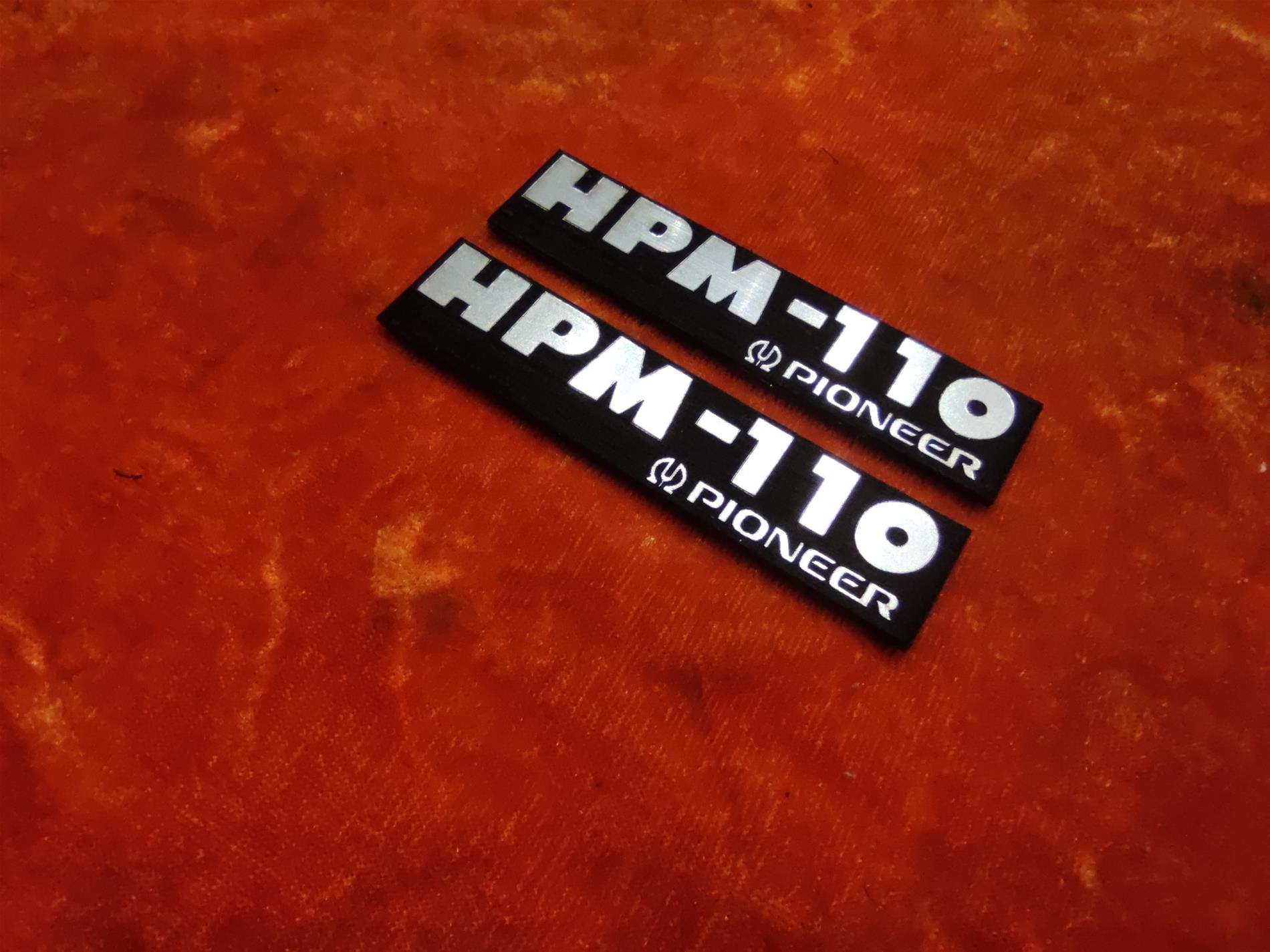 Pioneer HPM-110 Hoparlör Logosu - Vintage Audio Sembolü