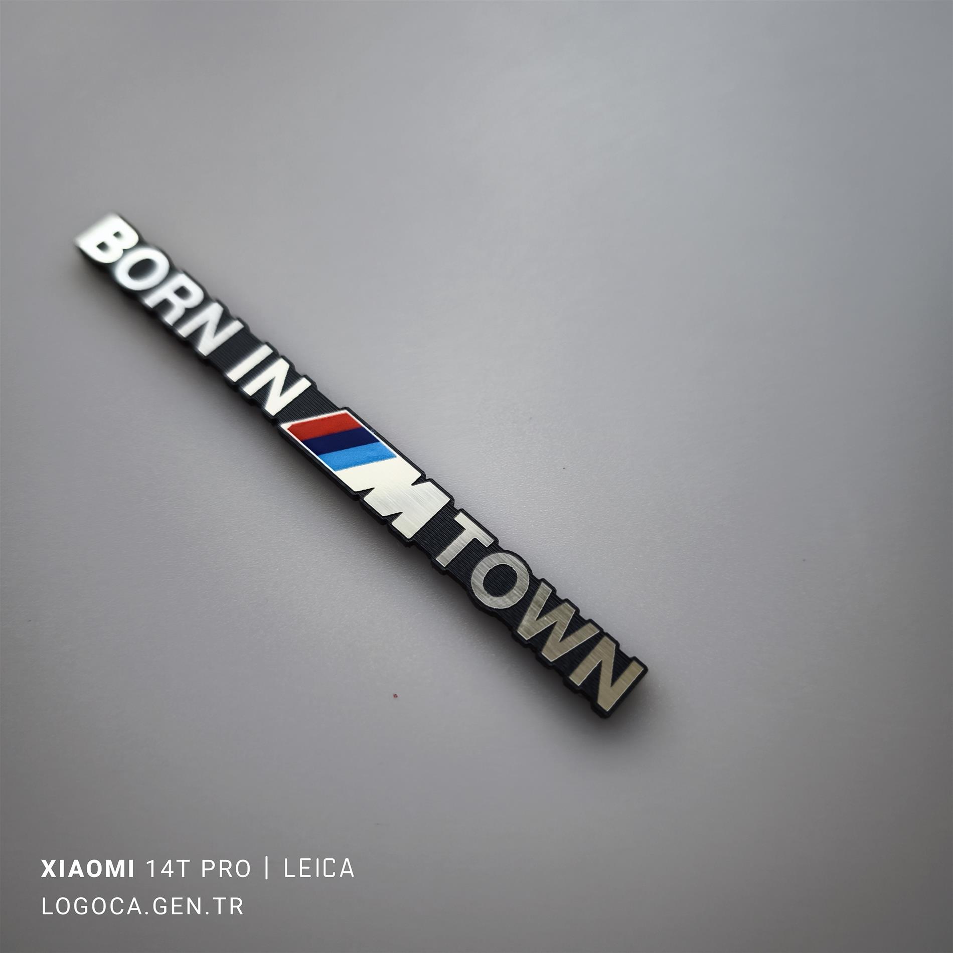 BMW Born in M town Etiket 2 farklı ölçü