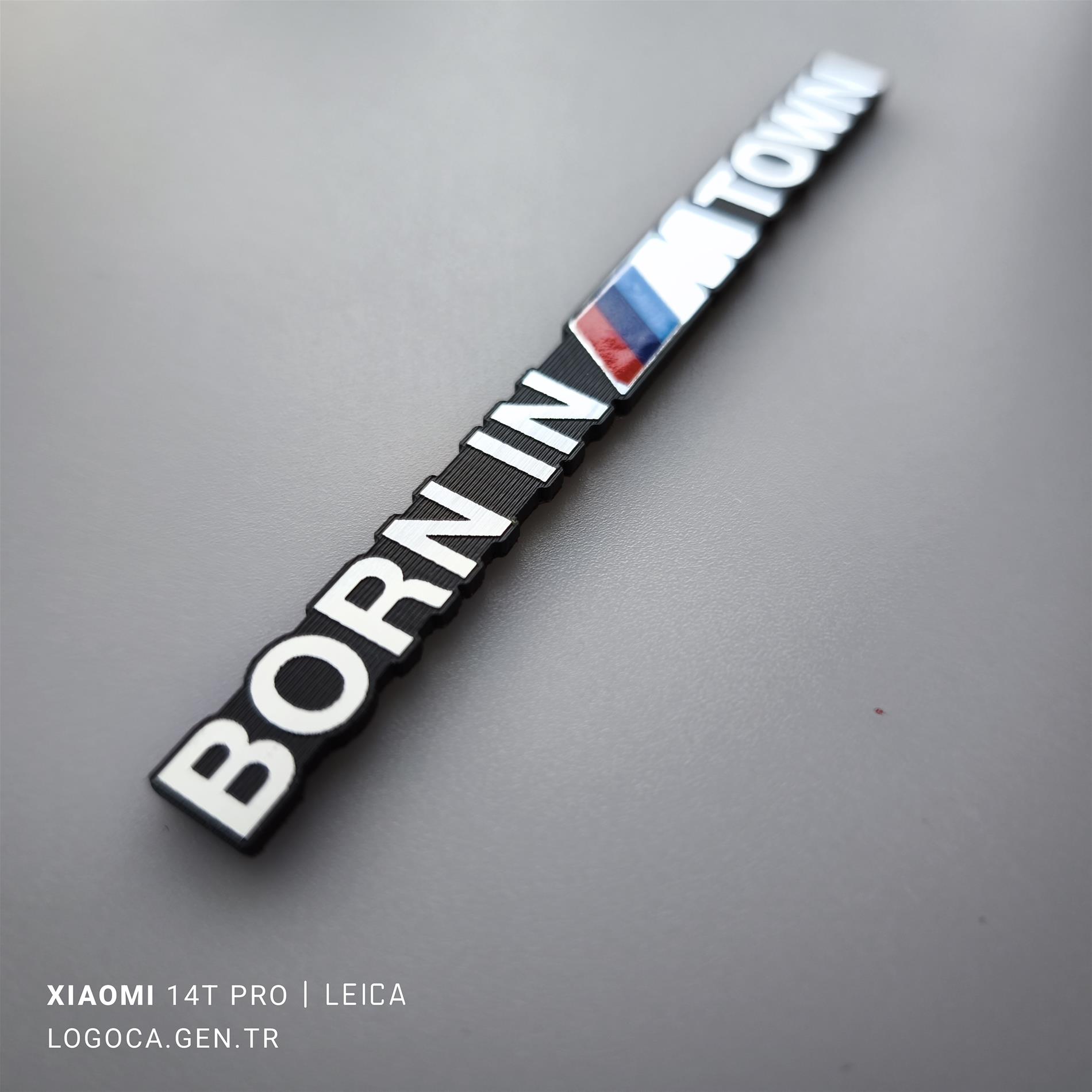 BMW Born in M town Etiket 2 farklı ölçü - Resim 2