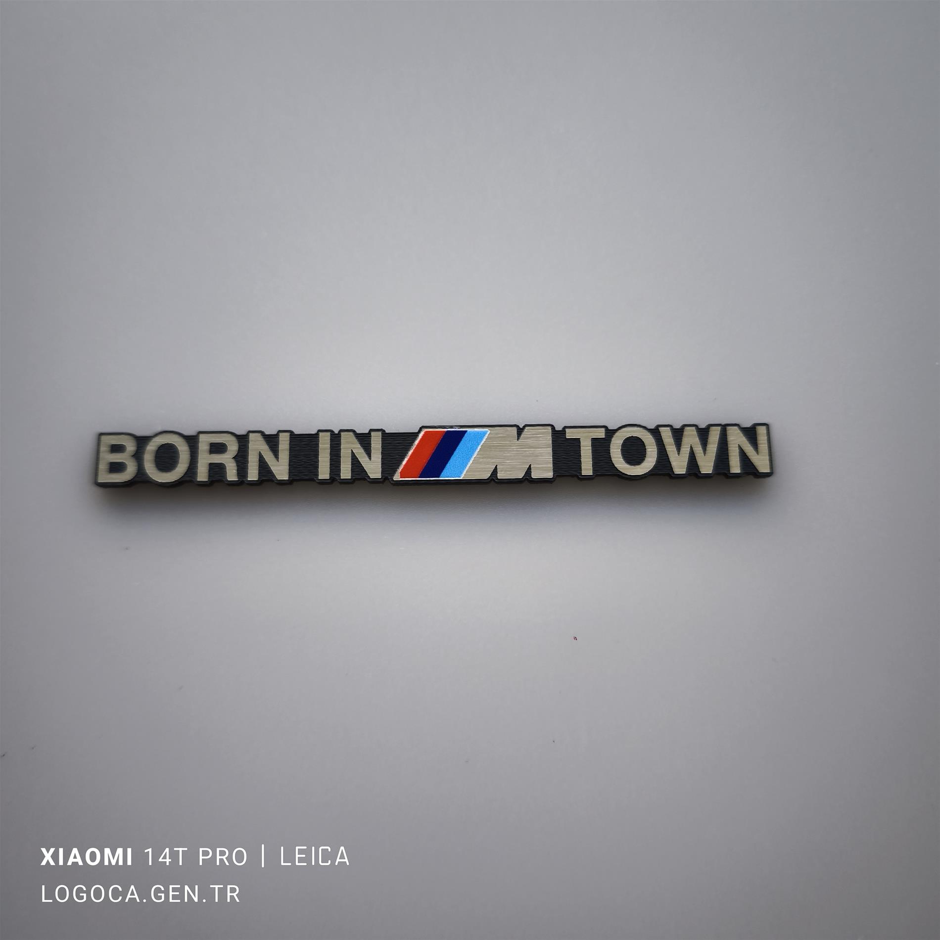 BMW Born in M town Etiket 2 farklı ölçü - Resim 3