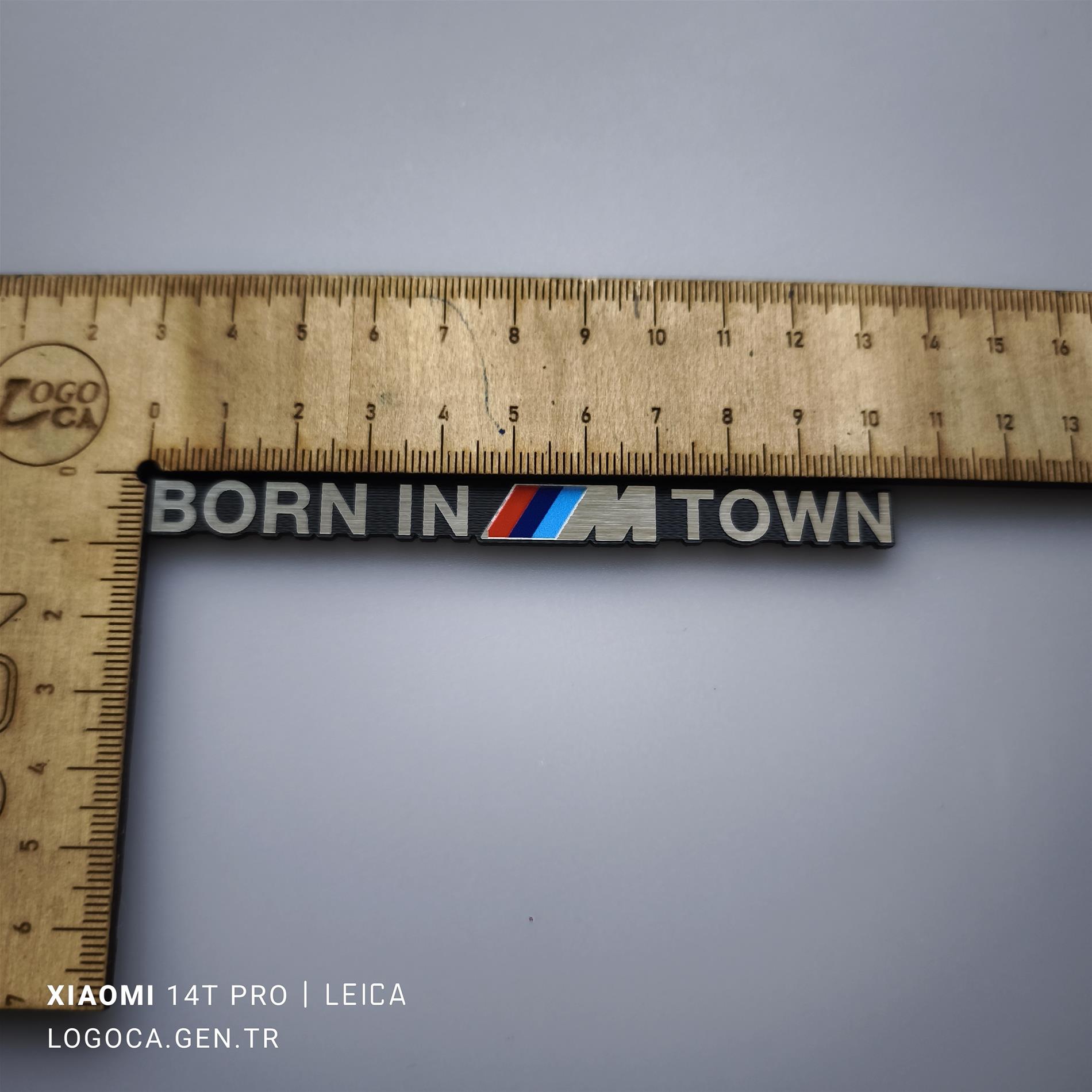 BMW Born in M town Etiket 2 farklı ölçü - Resim 6
