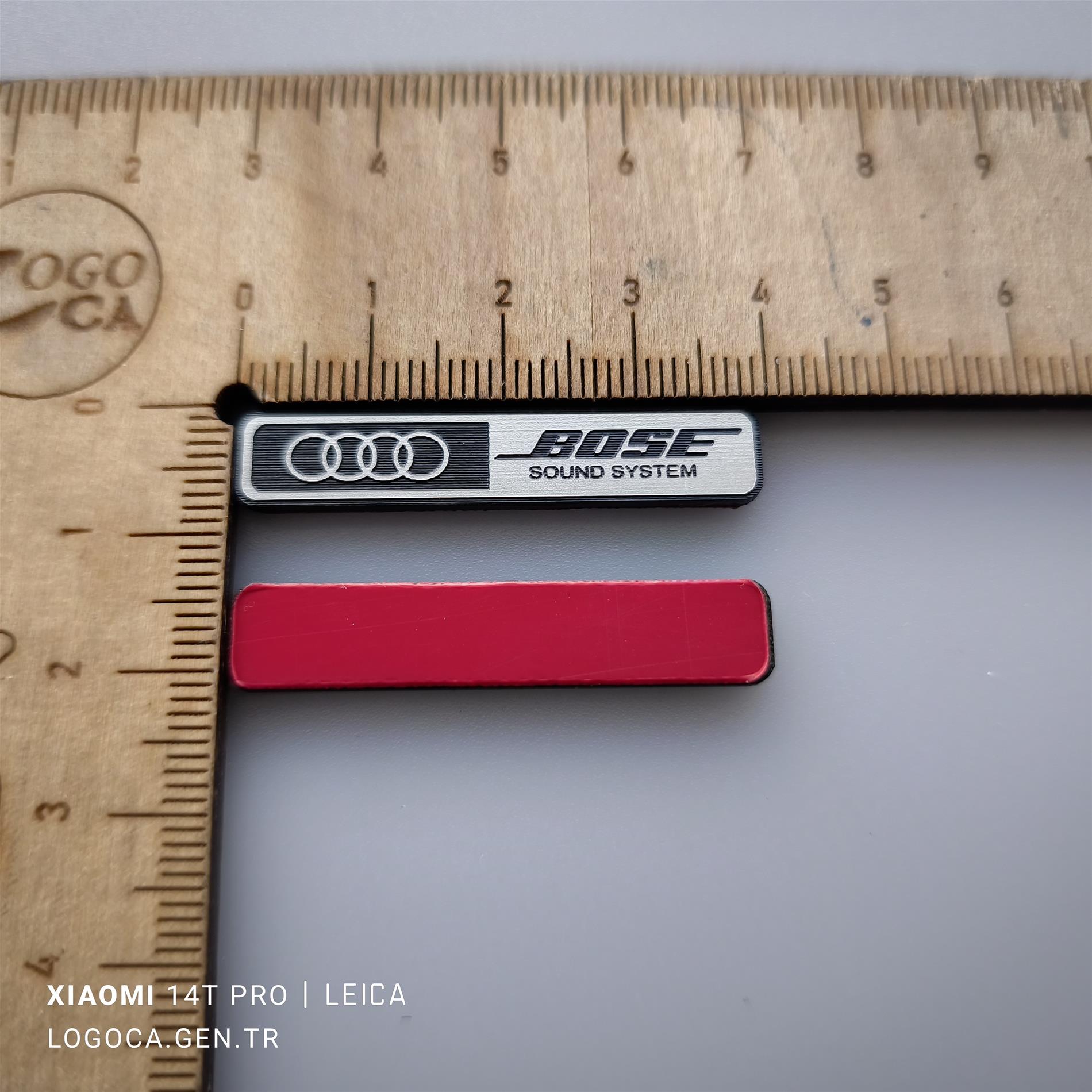 2 adet Audi Bose kapı hoparlör logosu Audi A4 S4 B5 A6 S6 RS6 C5 - Resim 2