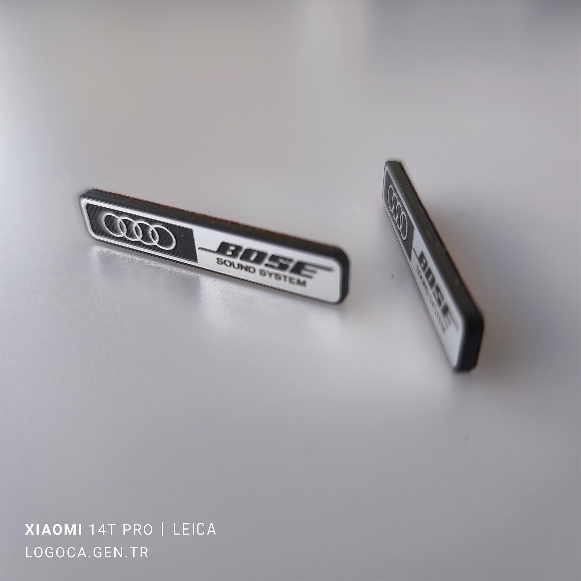 2 adet Audi Bose kapı hoparlör logosu Audi A4 S4 B5 A6 S6 RS6 C5 - Resim 4