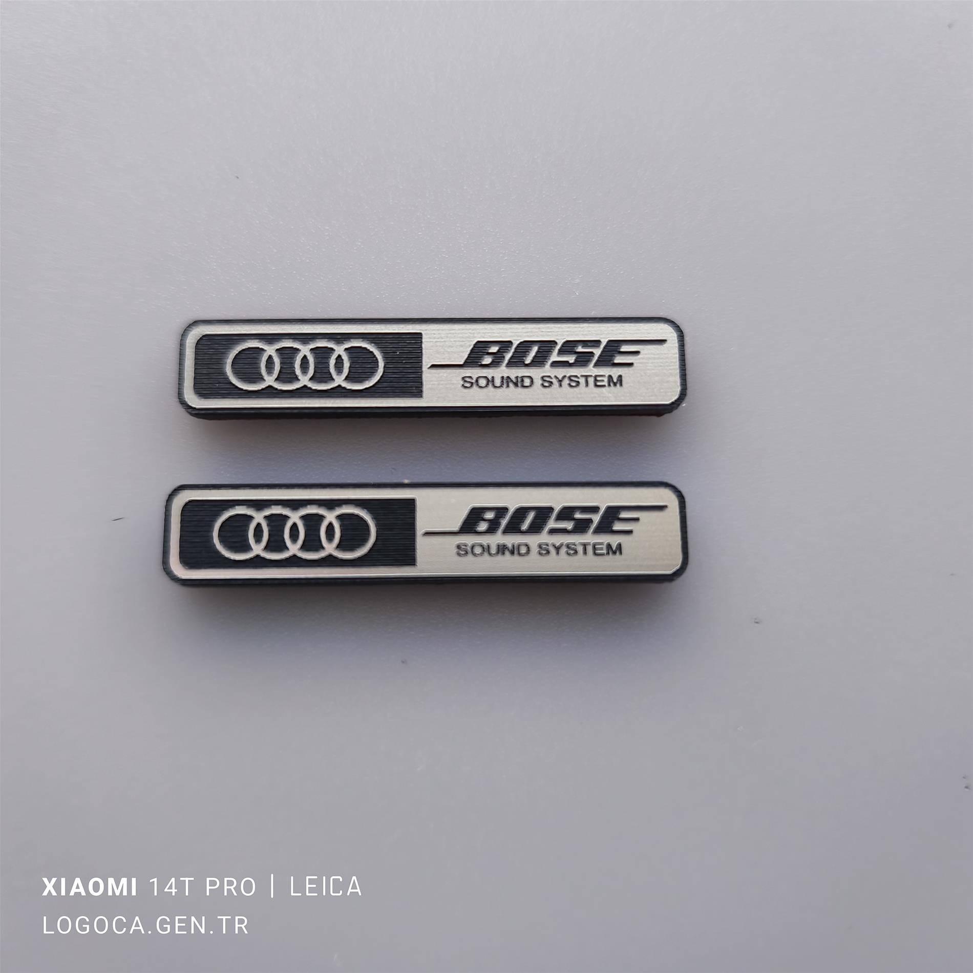 2 adet Audi Bose kapı hoparlör logosu Audi A4 S4 B5 A6 S6 RS6 C5 - Resim 5
