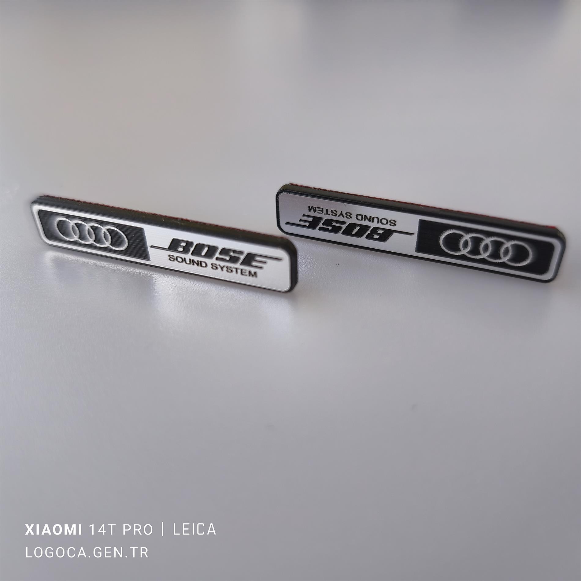 2 adet Audi Bose kapı hoparlör logosu Audi A4 S4 B5 A6 S6 RS6 C5 - Resim 6