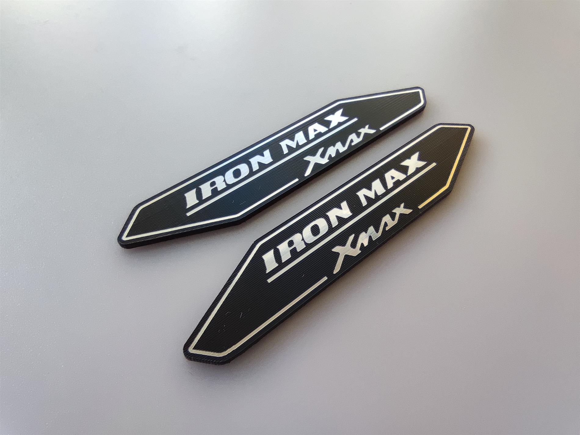 Yamaha iron max xmax alüminyum kapalma plastik etiket