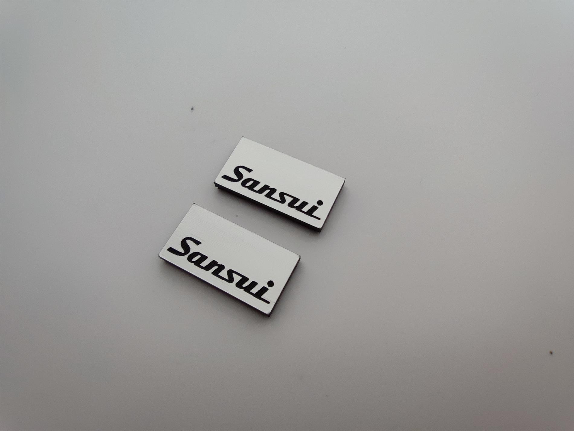 Sansui Eski tip dikdörgen logo