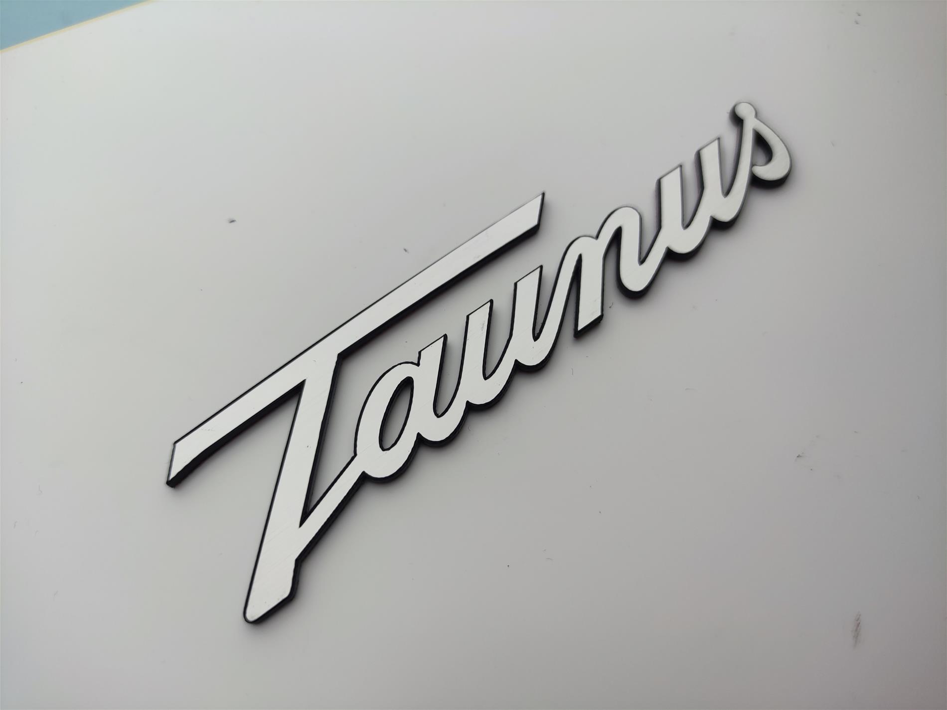 Ford Taunus Elyazı sticker plastik etiket