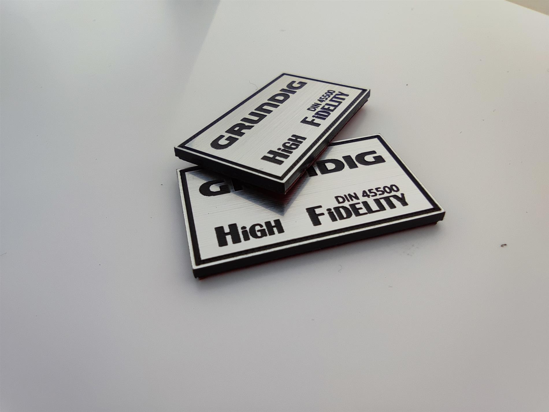 Grundig high Fidelity dın 45500 logo - Resim 2