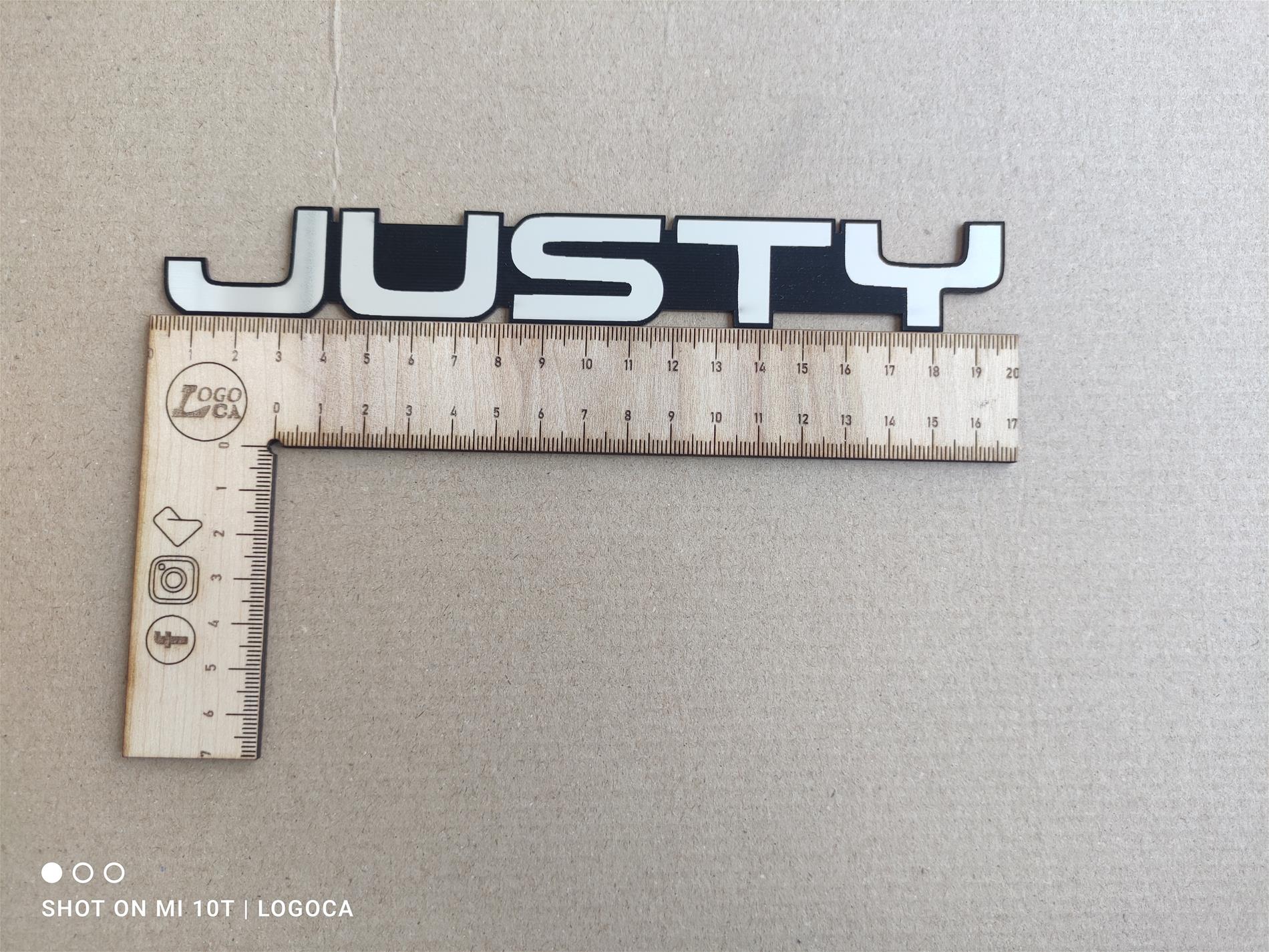 Subaru justy bagaj yazısı - Resim 2