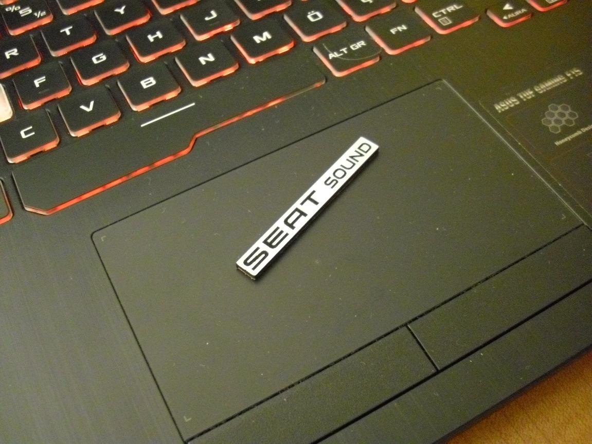 Seat sound gümüş üzeri siyah yazı - Resim 2