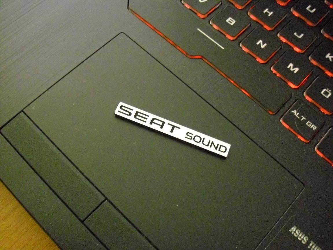 Seat sound gümüş üzeri siyah yazı - Resim 3