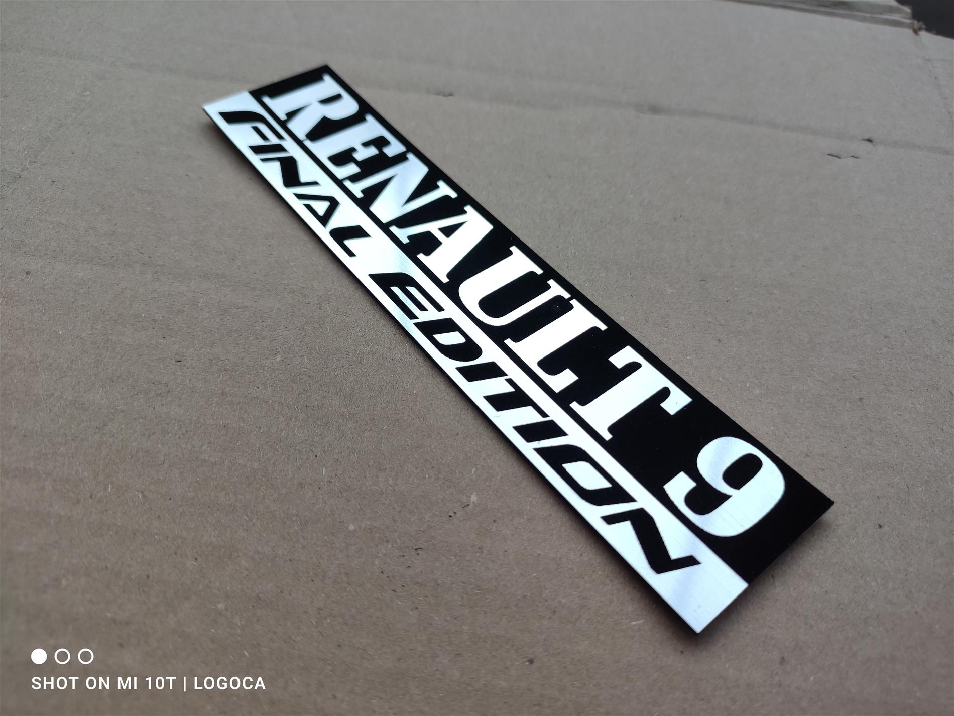 Renault 9 final edition etiket - Resim 2