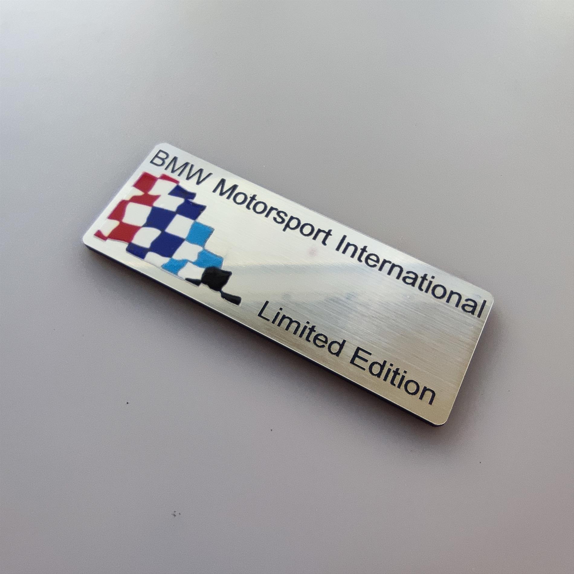 BMW Ralli bayraklı limited edition etiket - Resim 2