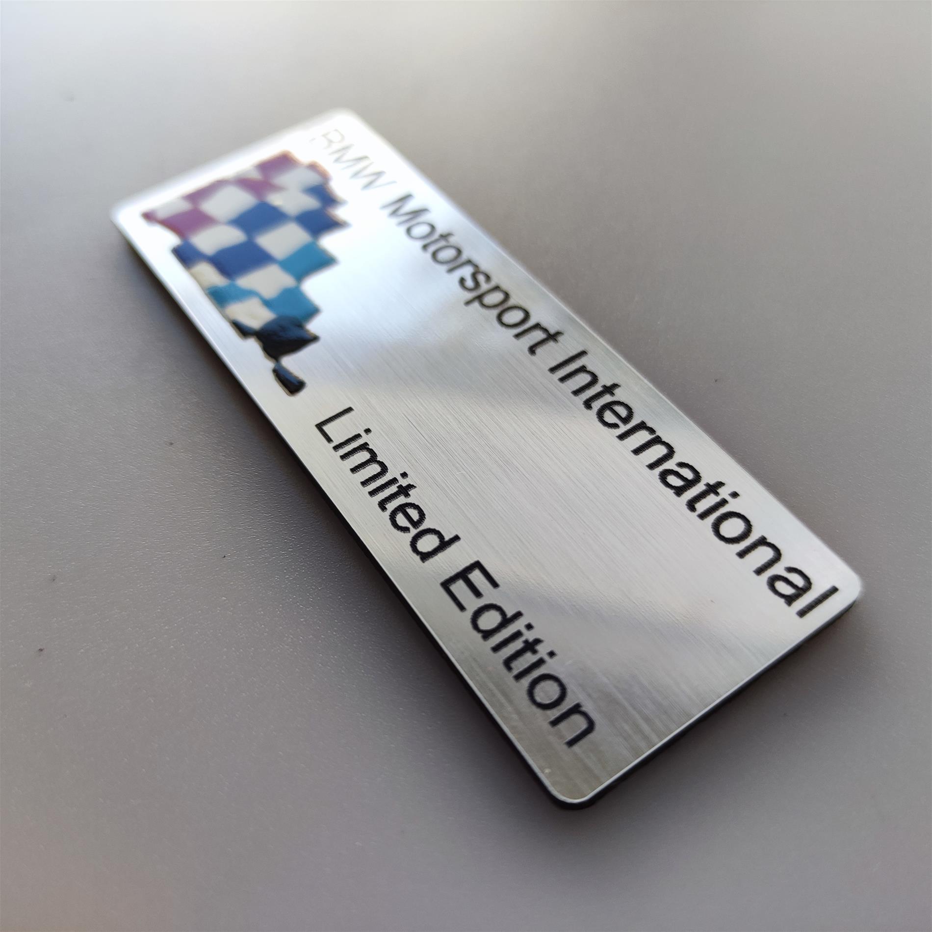 BMW Ralli bayraklı limited edition etiket - Resim 4