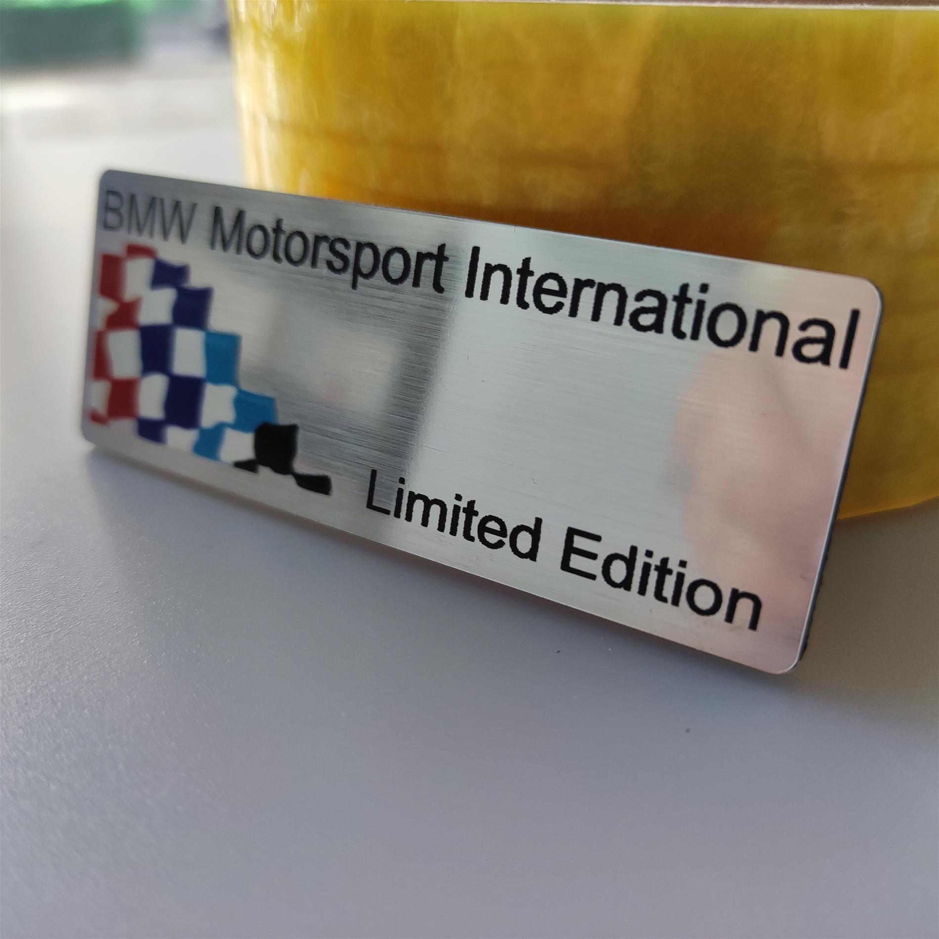 BMW Ralli bayraklı limited edition etiket - Resim 5