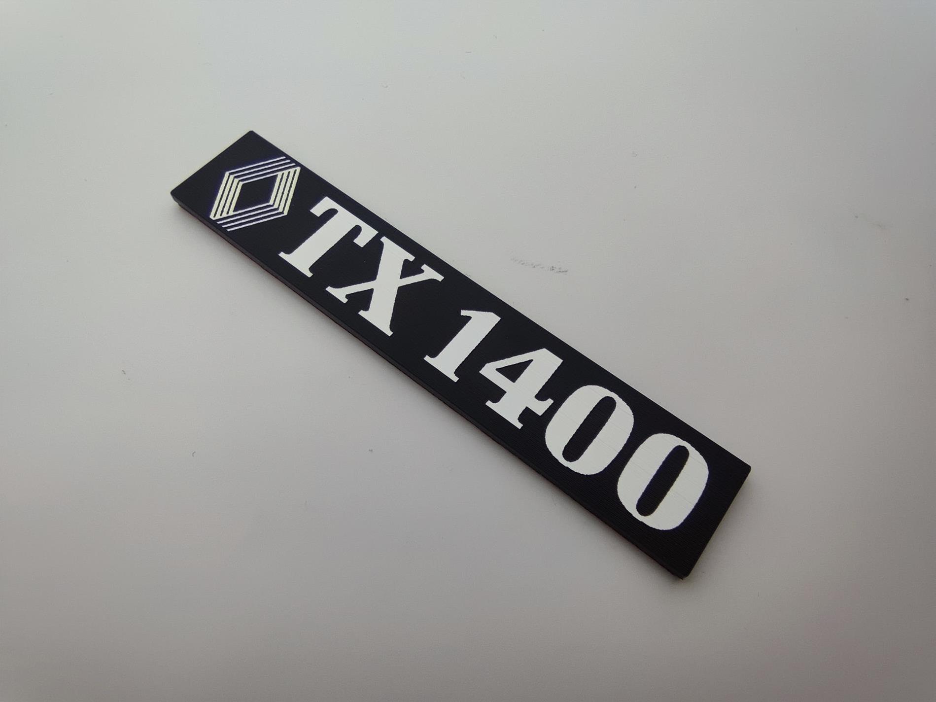 Renault 12 Renault toros TX 1400 etiket - Resim 6