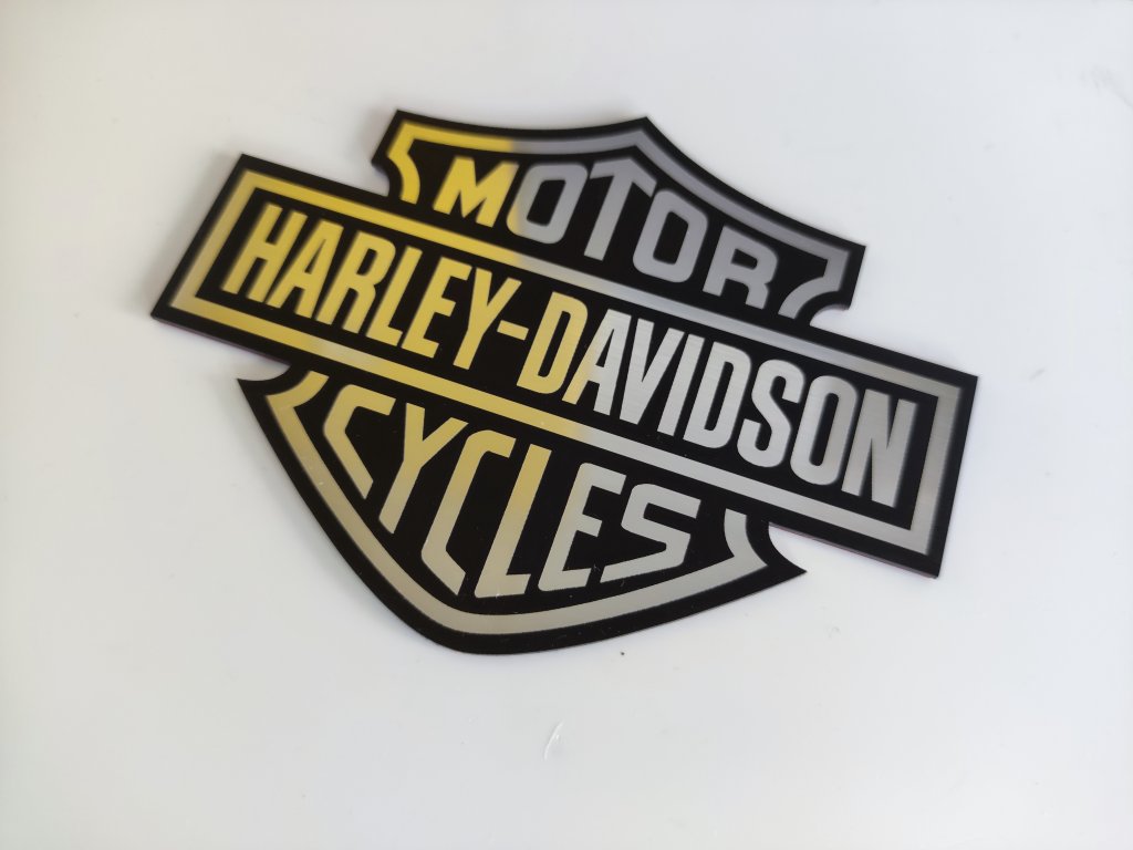 1 adet Harley Davidson etiket