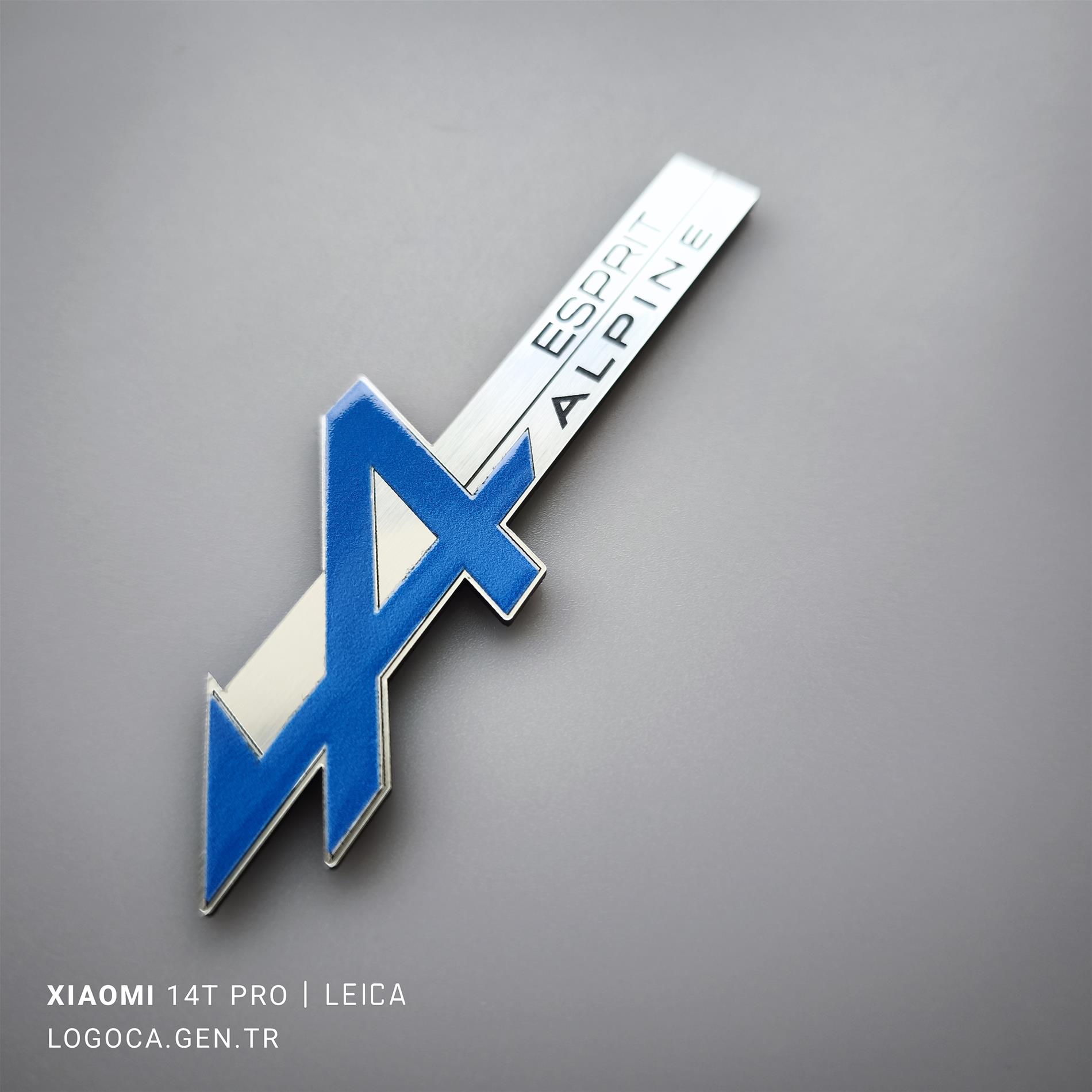 Renault Alpine Esprit Renkli etiket 1 adet