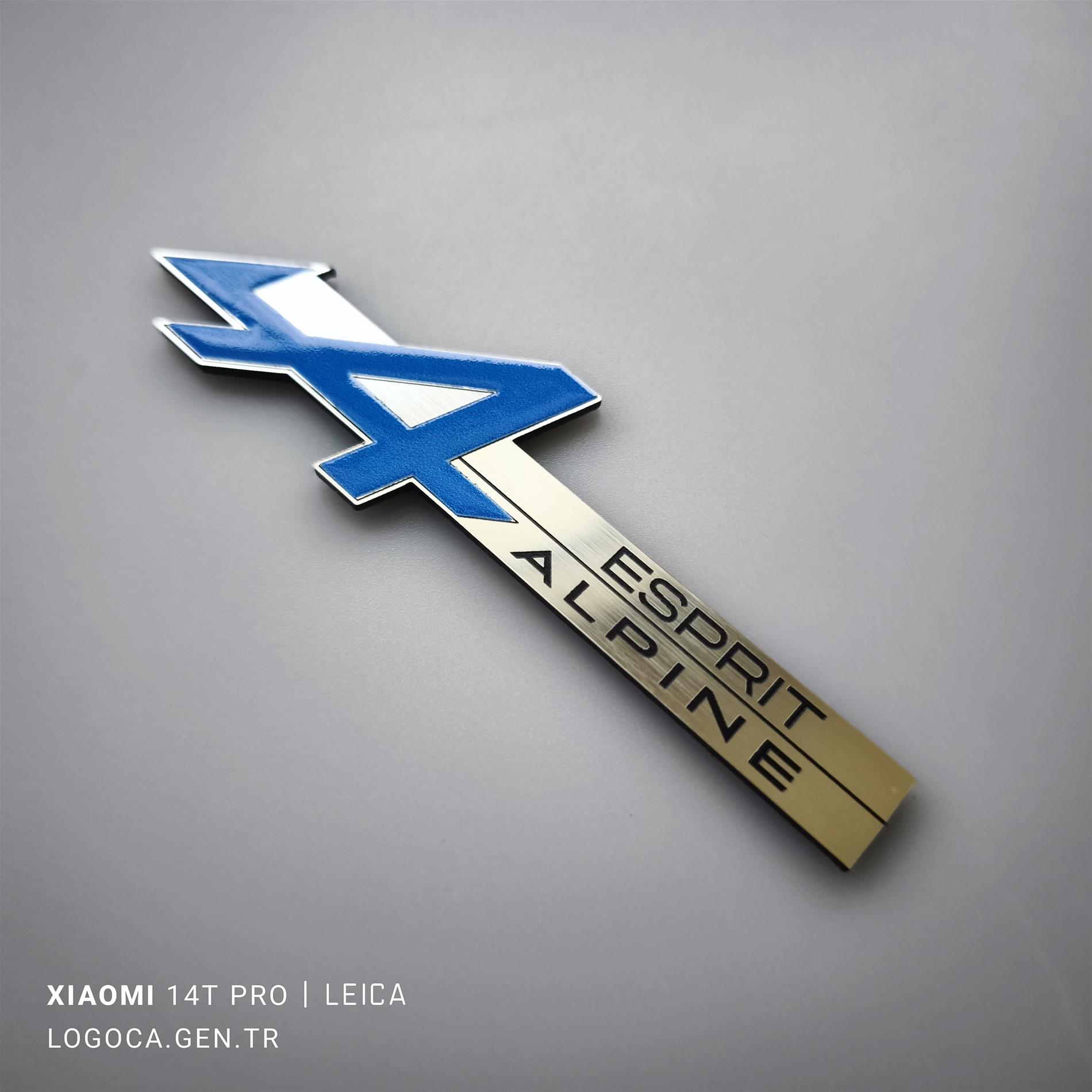 Renault Alpine Esprit Renkli etiket 1 adet - Resim 2