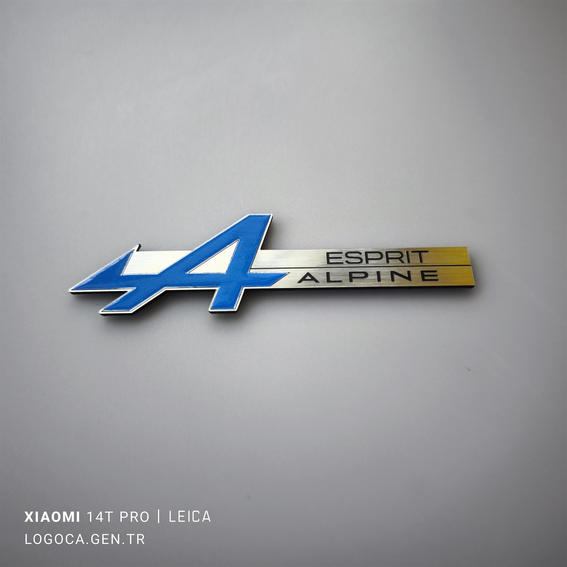 Renault Alpine Esprit Renkli etiket 1 adet - Resim 4