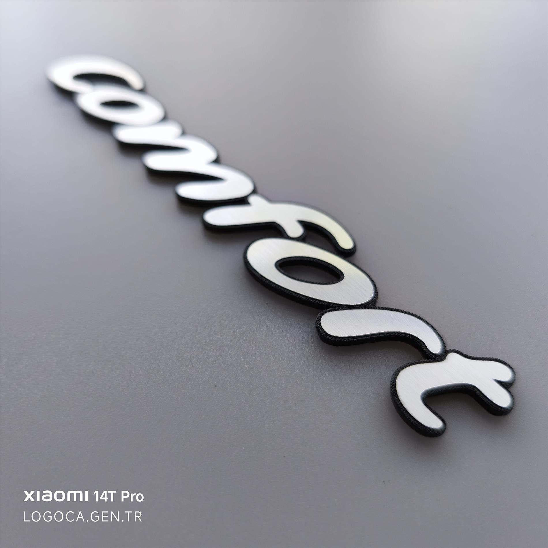 Vauxhall / Opel Corsa C Comfort  model kapısı için comfort Yazısı  2000-2006 - Resim 3