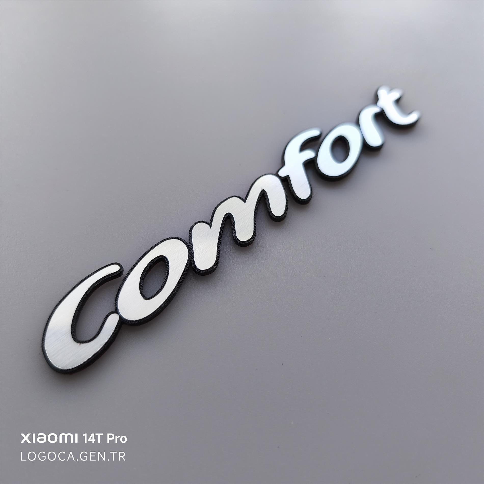 Vauxhall / Opel Corsa C Comfort  model kapısı için comfort Yazısı  2000-2006 - Resim 4