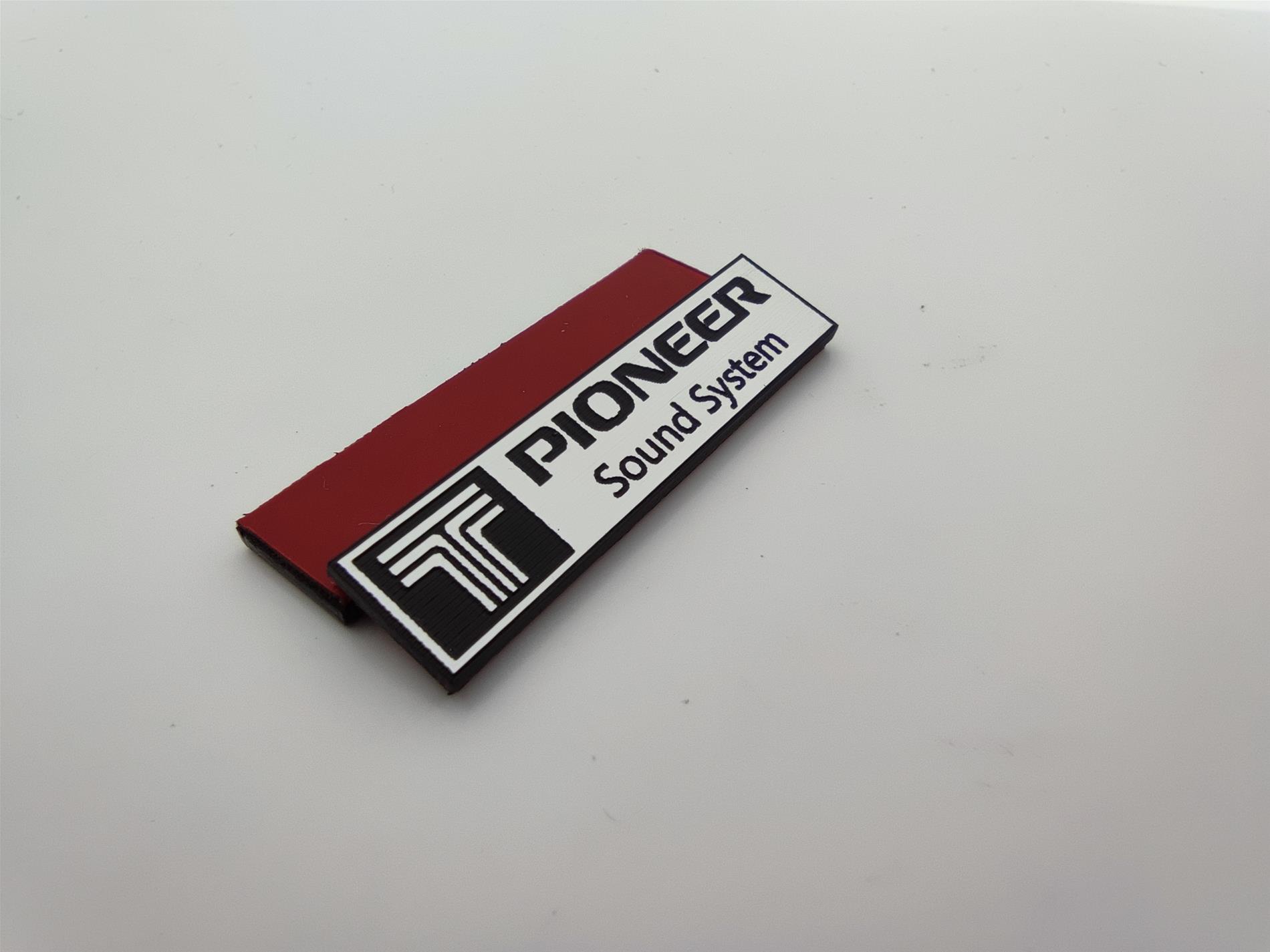 Tofaş logolu pioneer logo sound system