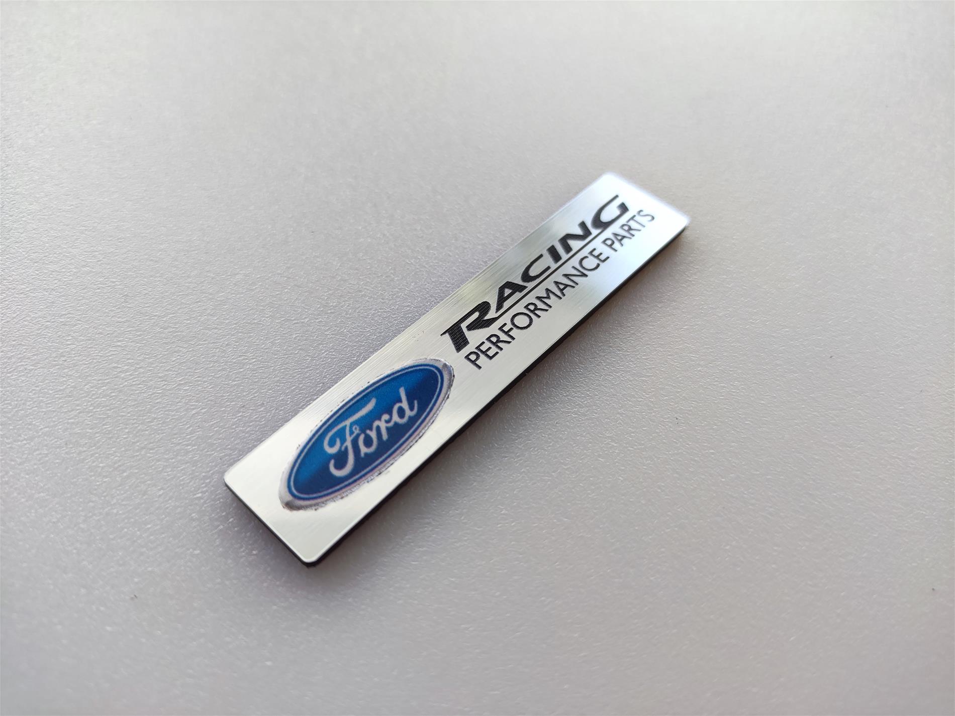 Ford racing performance parts renkli logolu etiket 2 adet