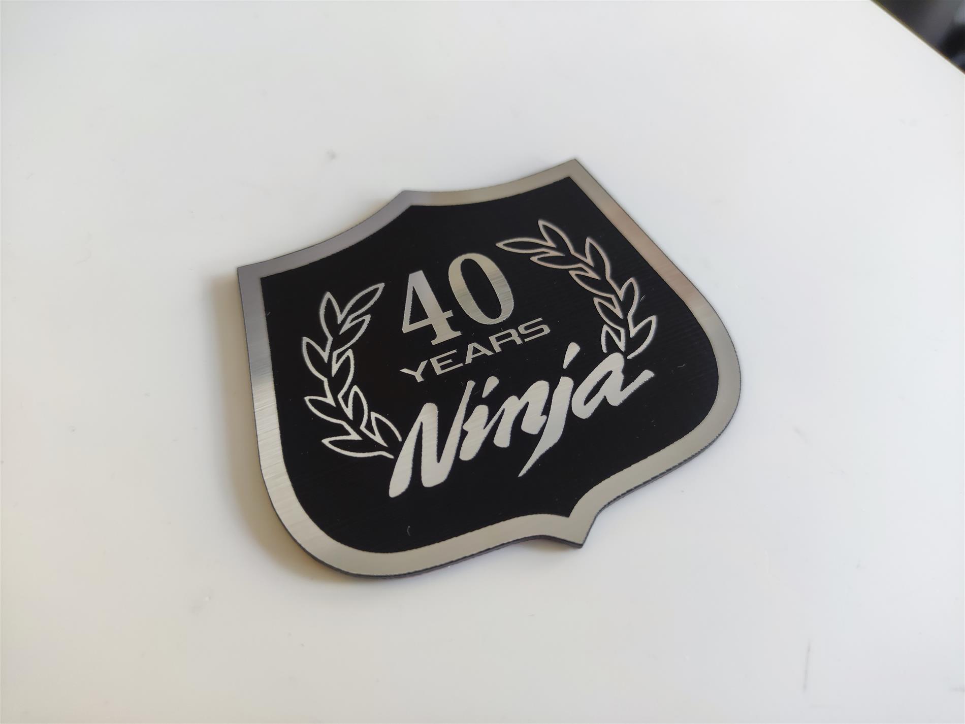 Kawasaki 40. yıl etiketi - 40 years ninja - Resim 4