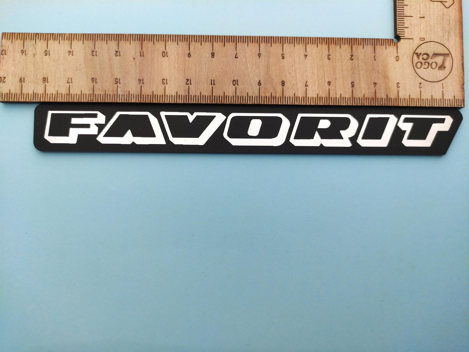 Skoda Favorit Kaporta yazısı