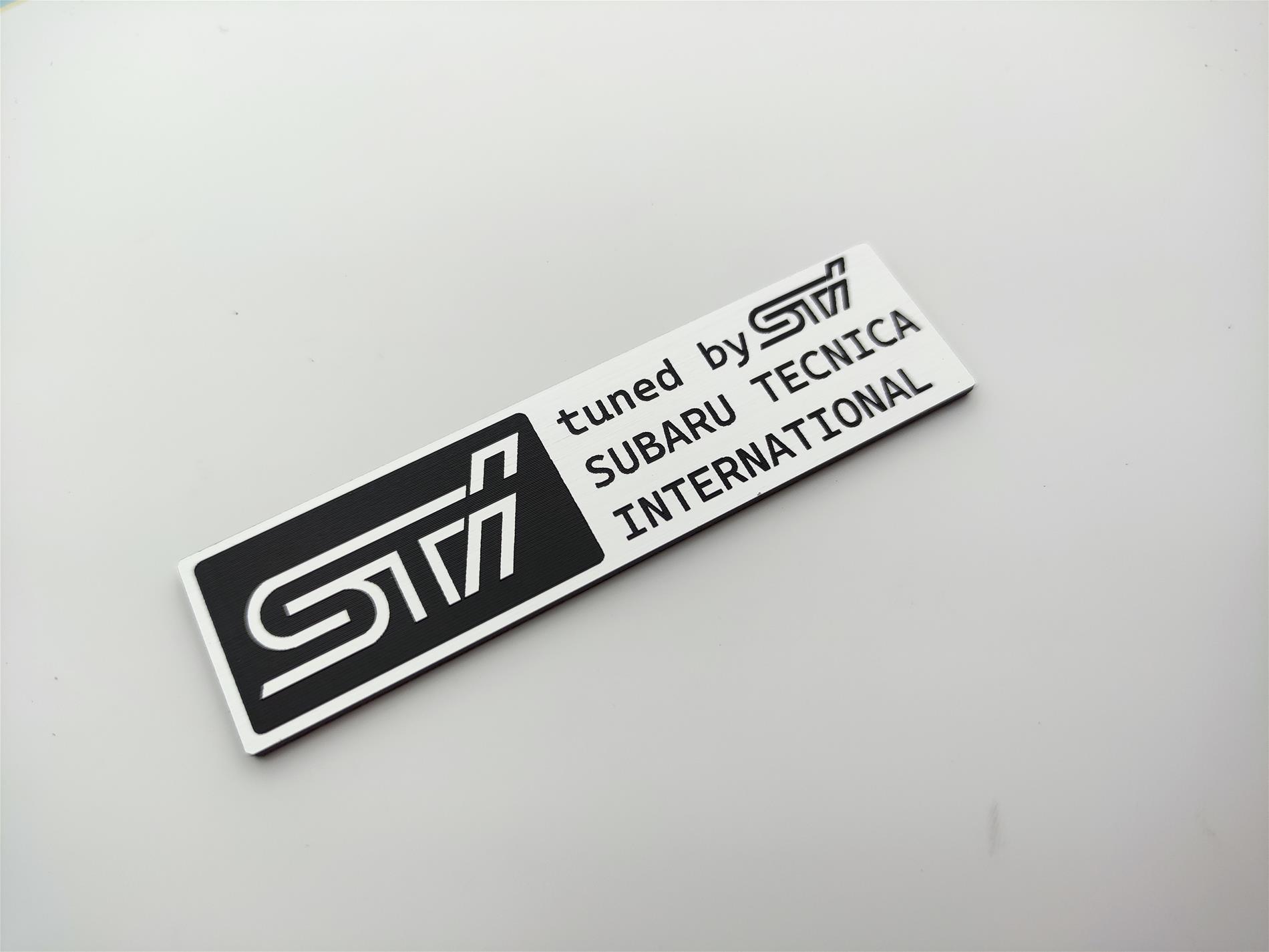 Subaru sti etiket 2 farklı ölçü - Resim 2